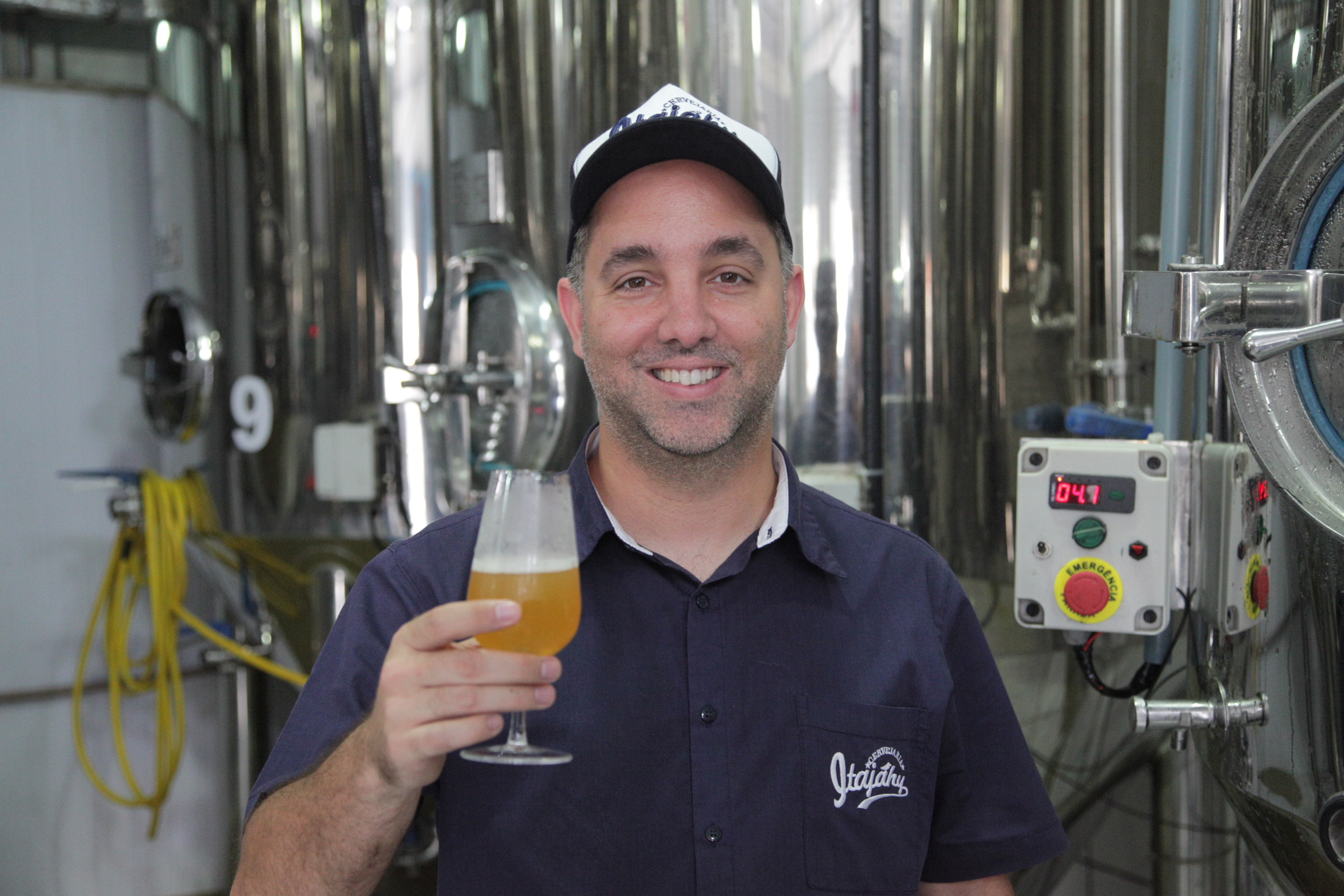 Cerveja Artesanal em Santa Catarina - Alexandre Mello, proprietário da Cervejaria Itajahy (foto: Solon Soares)