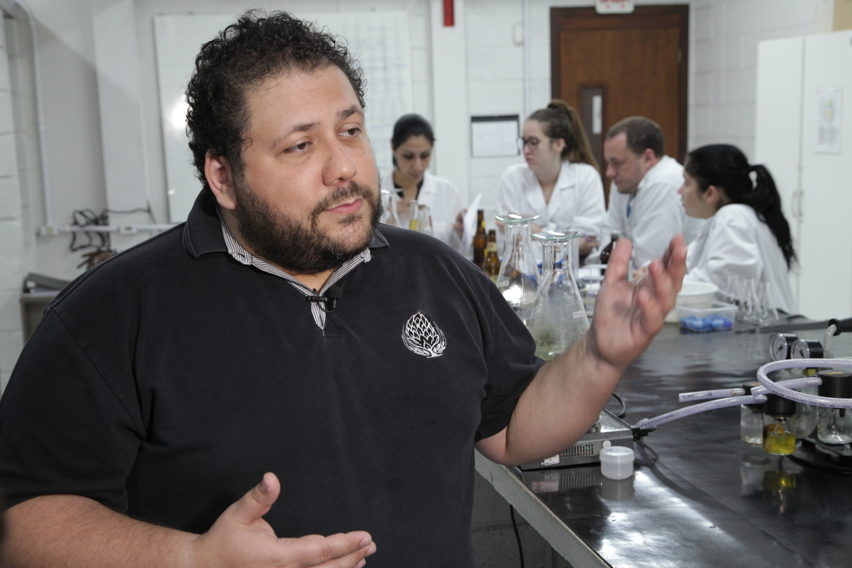 Cerveja Artesanal em Santa Catarina - Carlo Bressiani, diretor da Escola Superior de Cerveja e Malte (foto: Solon Soares)