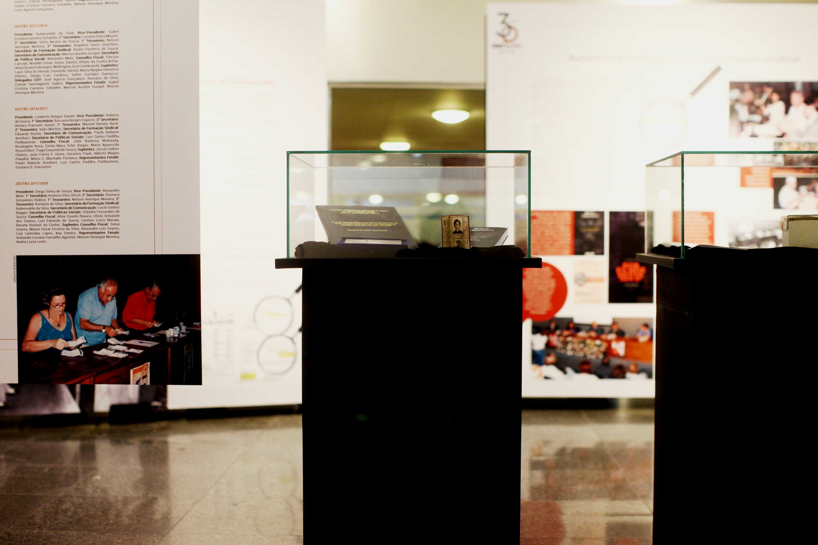 Exposição 30 anos SINDALESC