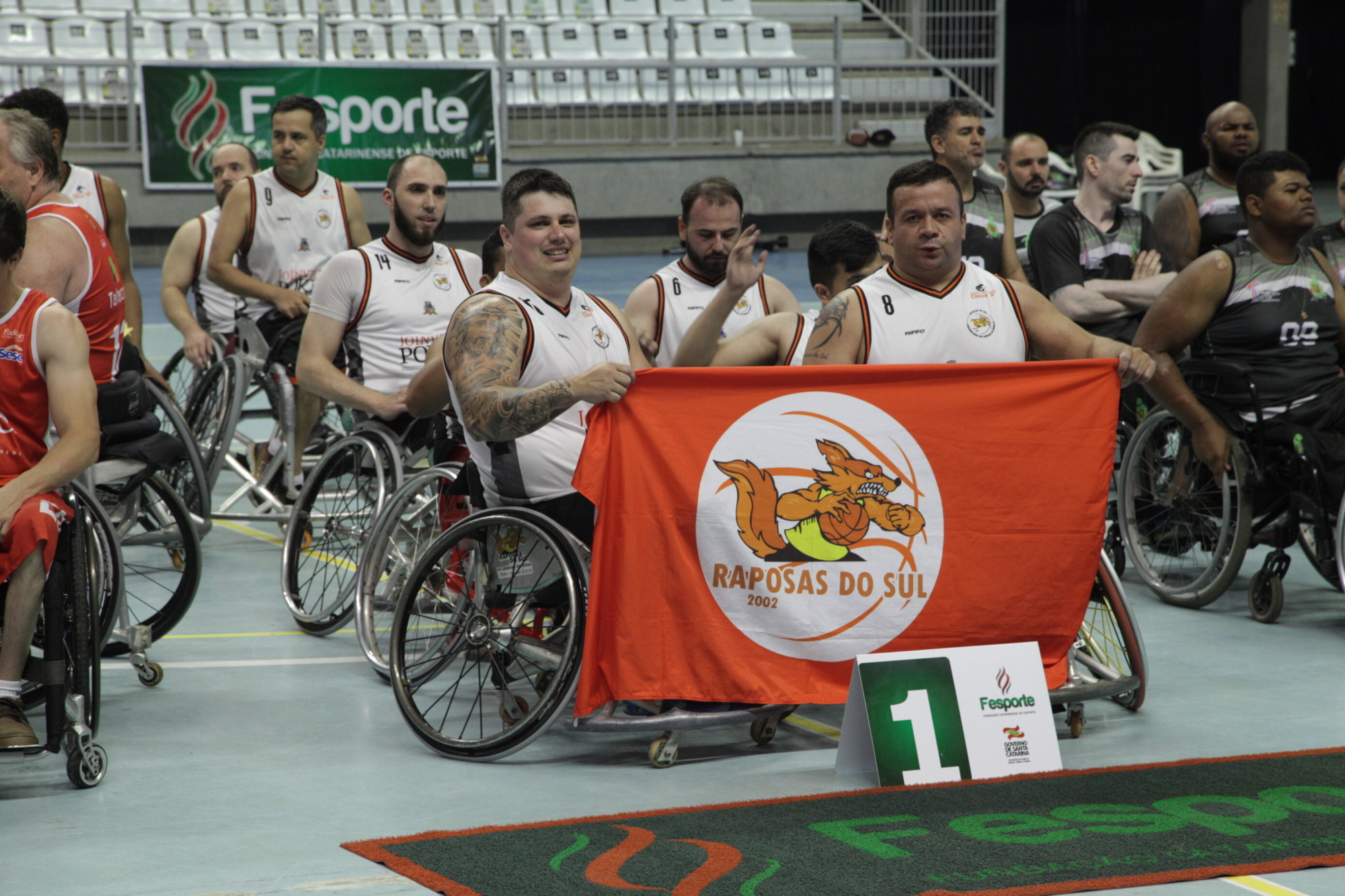 Joinville é hexa no basquete em cadeira de rodas e no Parajasc