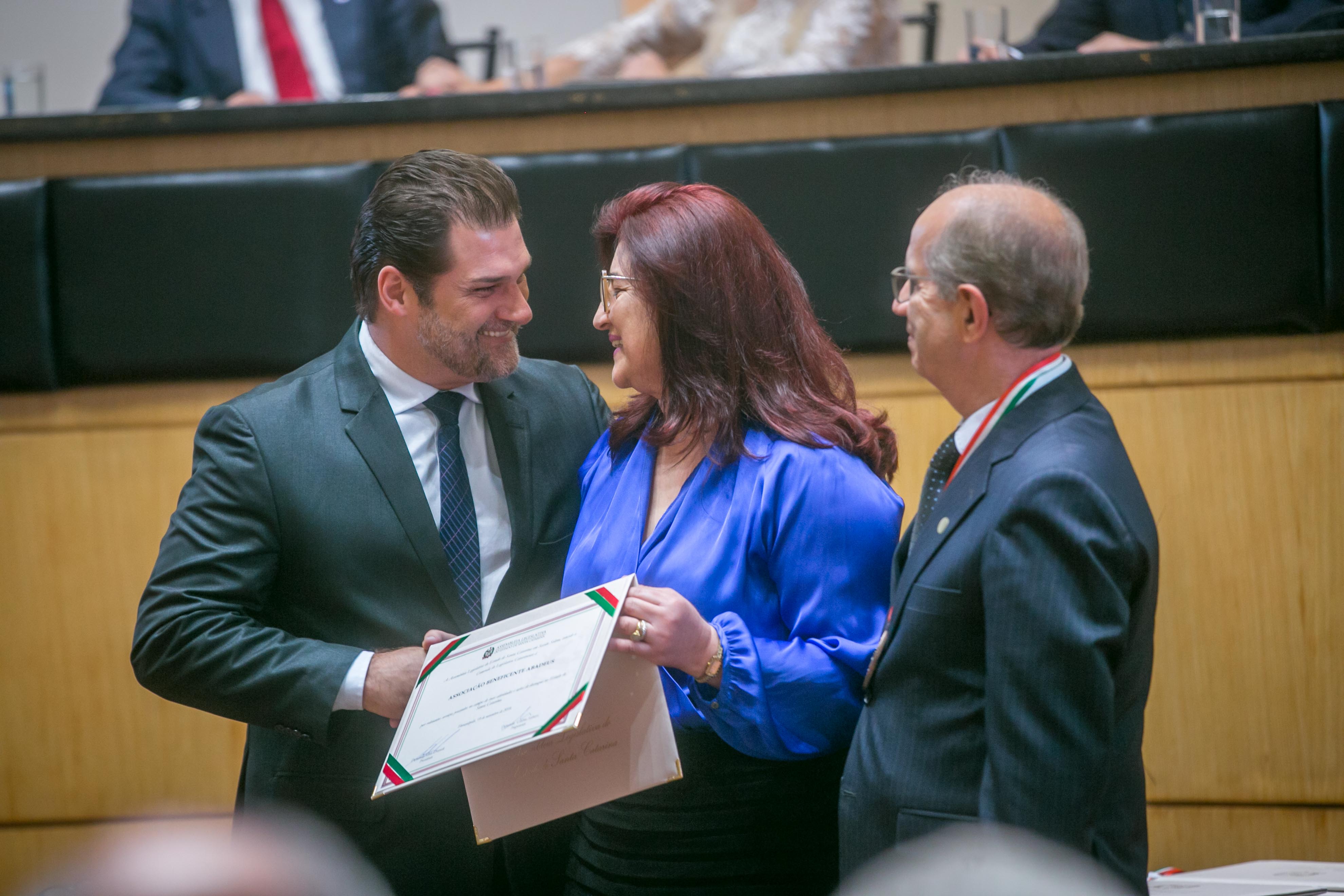 Comenda do Legislativo Catarinense - Homenageados