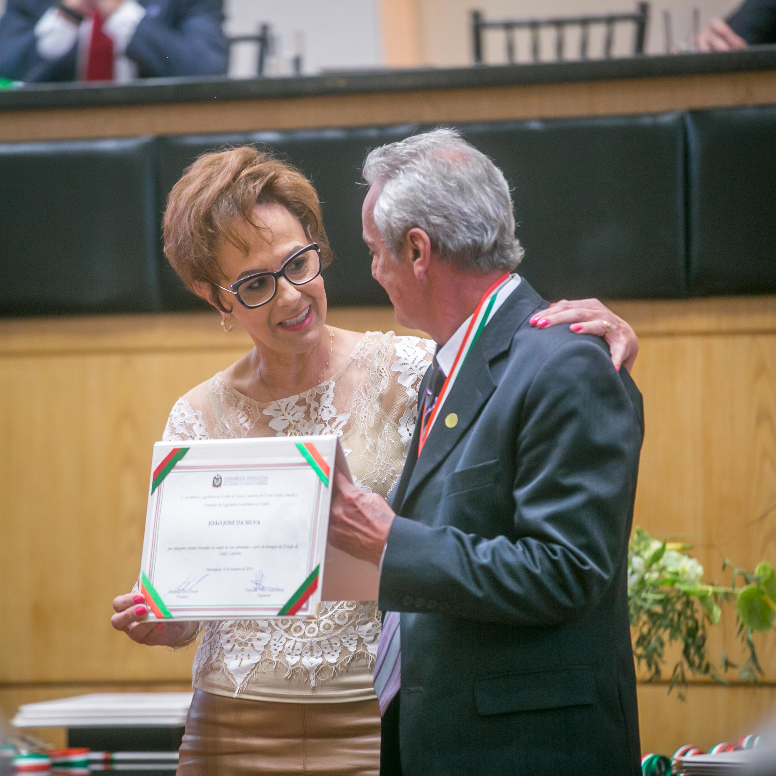 Comenda do Legislativo Catarinense - Homenageados