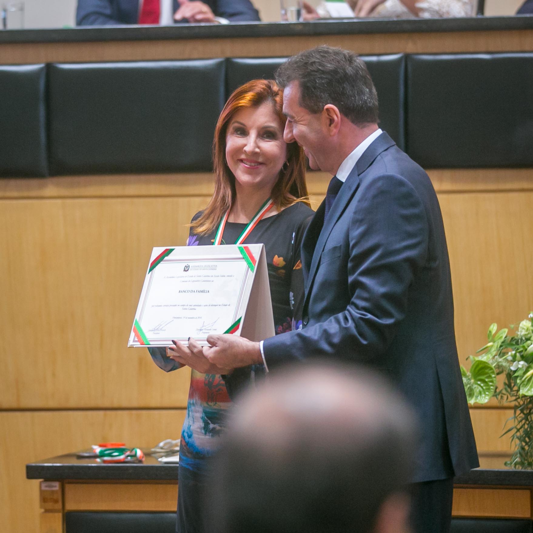 Comenda do Legislativo Catarinense - Homenageados