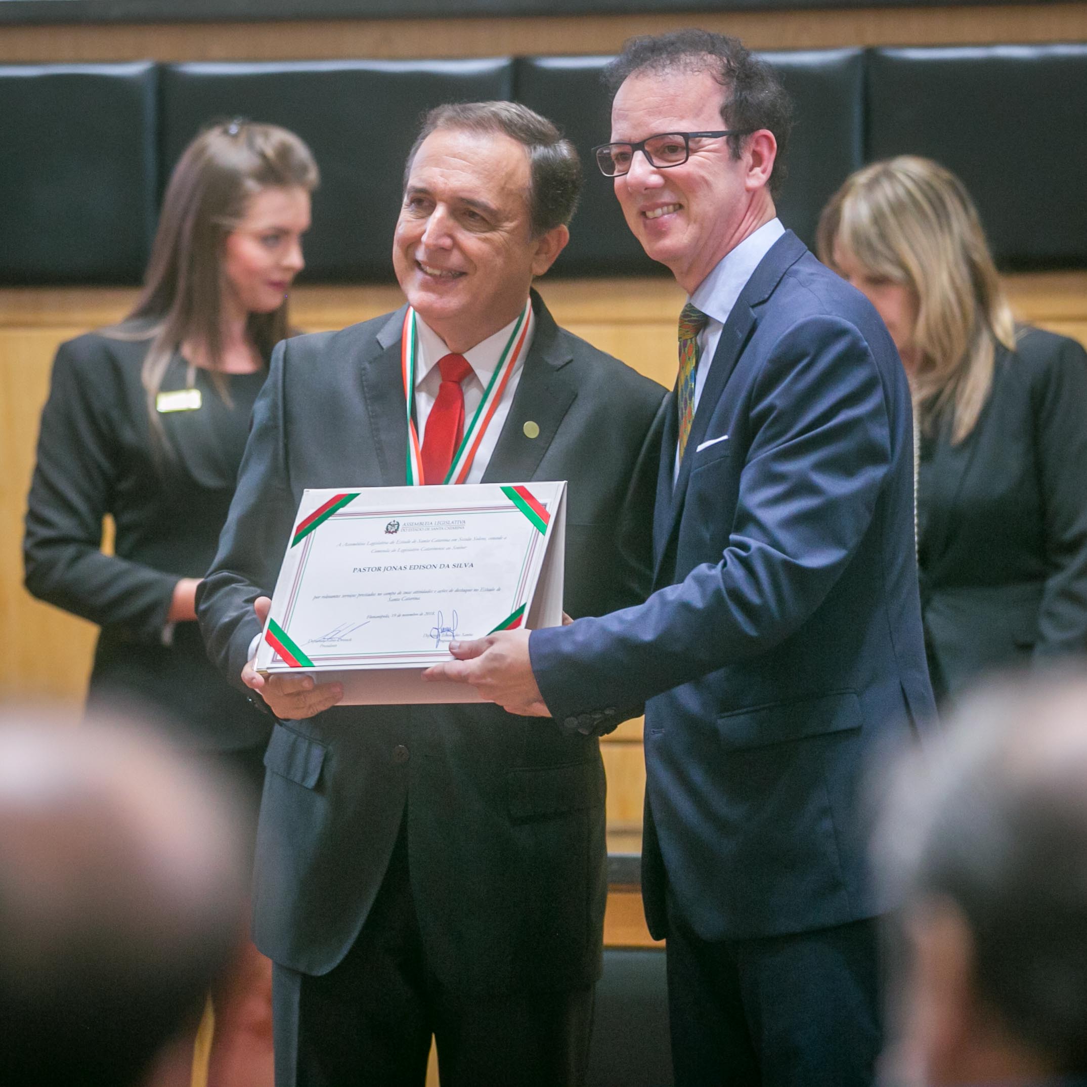 Comenda do Legislativo Catarinense - Homenageados
