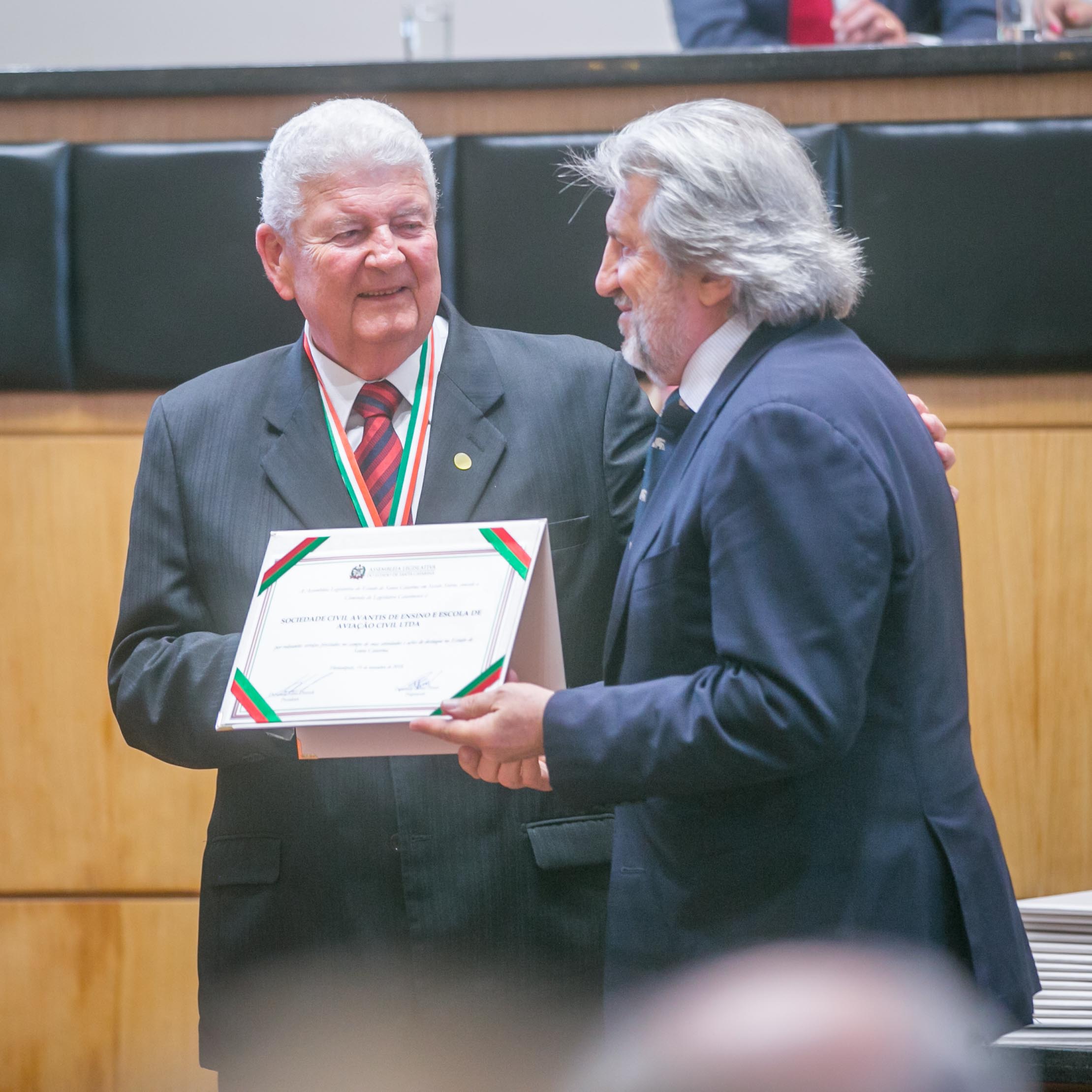 Comenda do Legislativo Catarinense - Homenageados