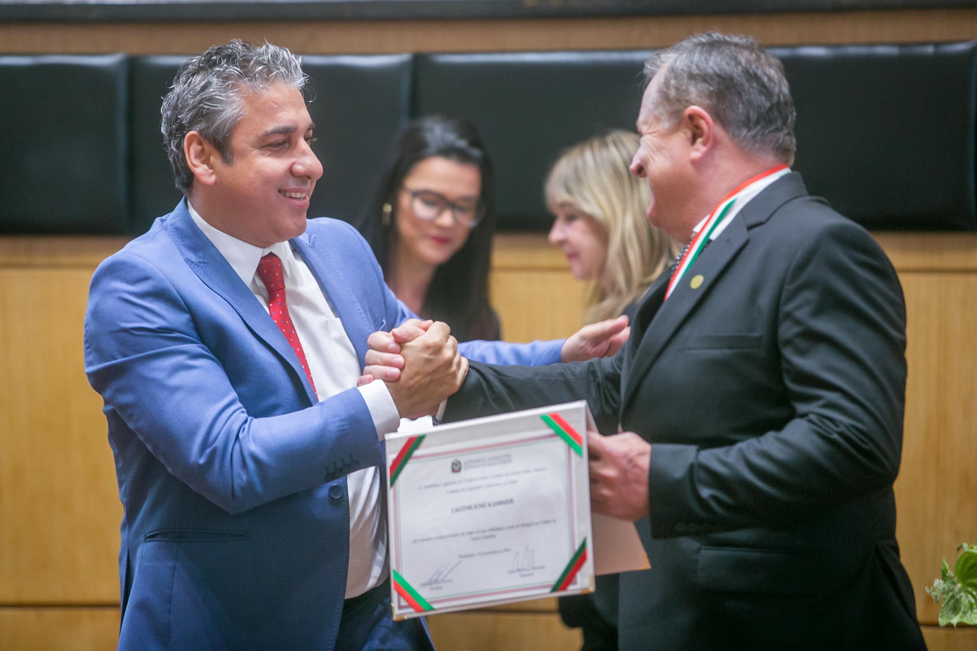 Comenda do Legislativo Catarinense - Homenageados