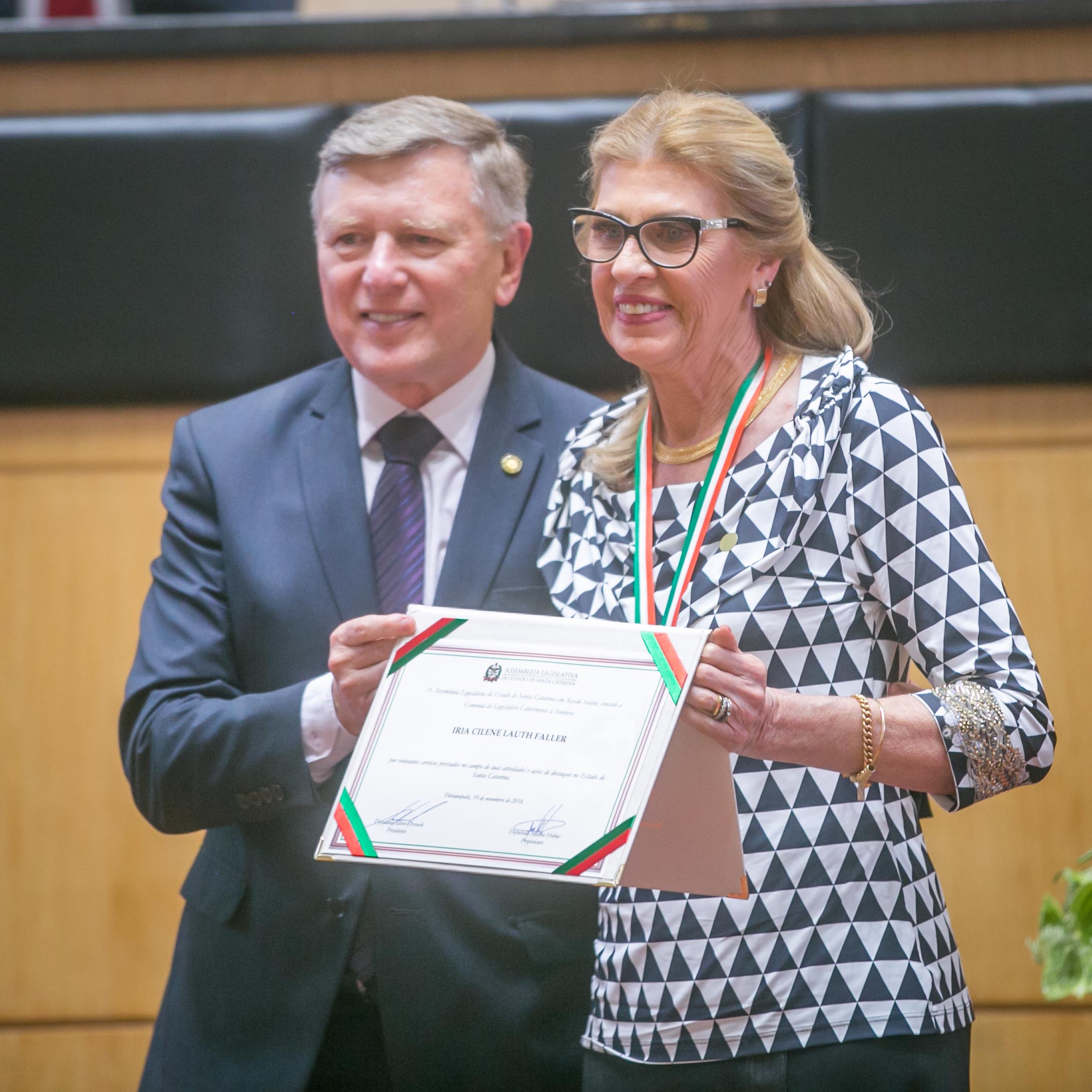 Comenda do Legislativo Catarinense - Homenageados