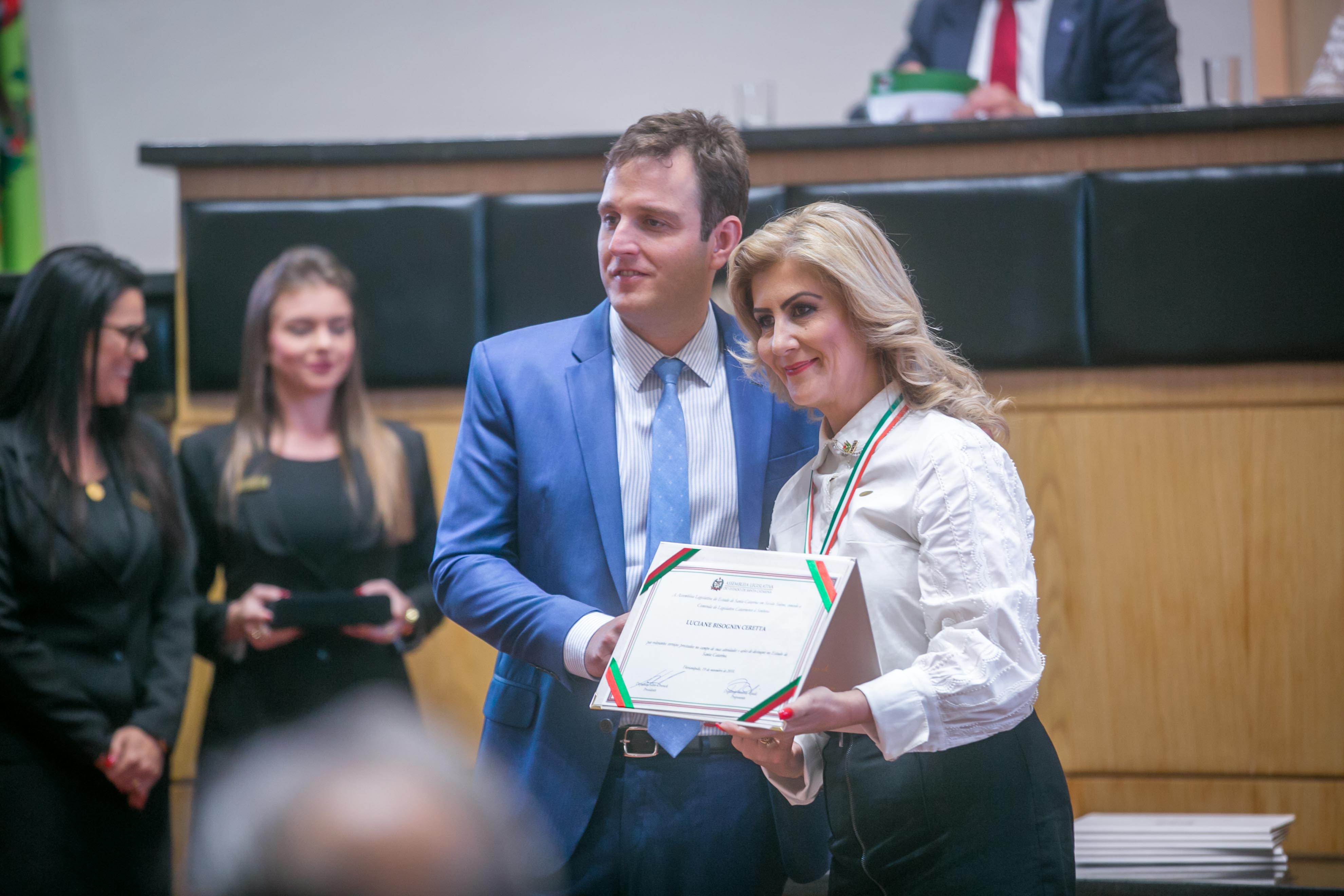 Comenda do Legislativo Catarinense - Homenageados