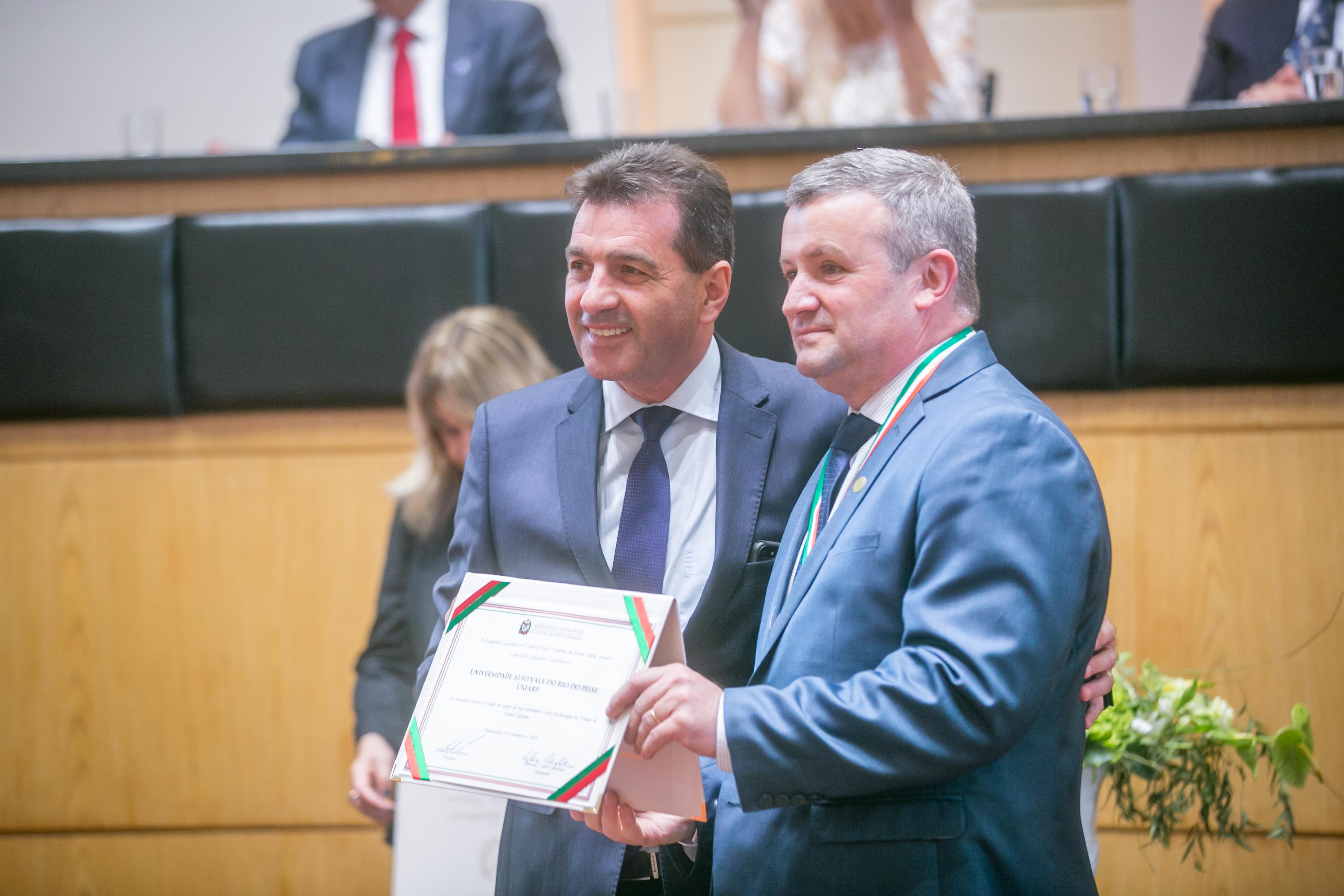 Comenda do Legislativo Catarinense - Homenageados