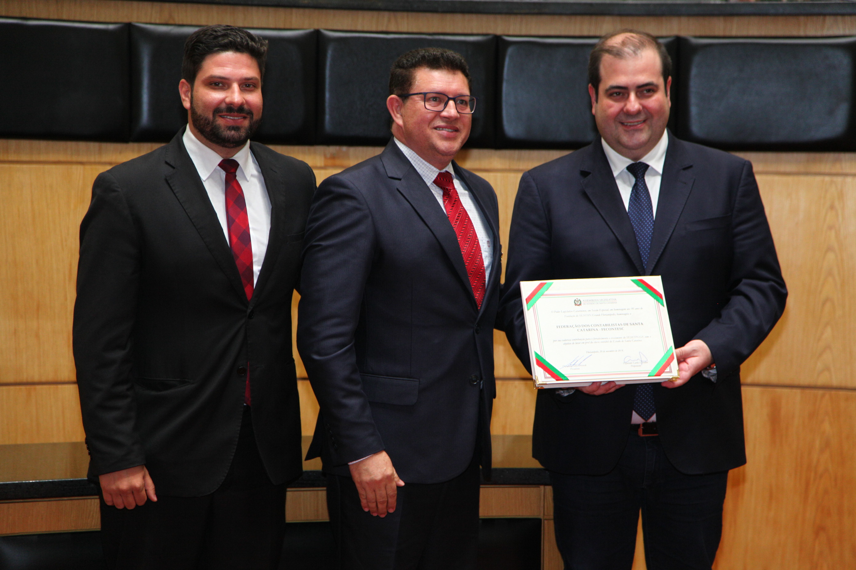Sessão Especial em homenagem aos 30 anos do SESCON - Sindicato das Empresas de Serviços Contábeis