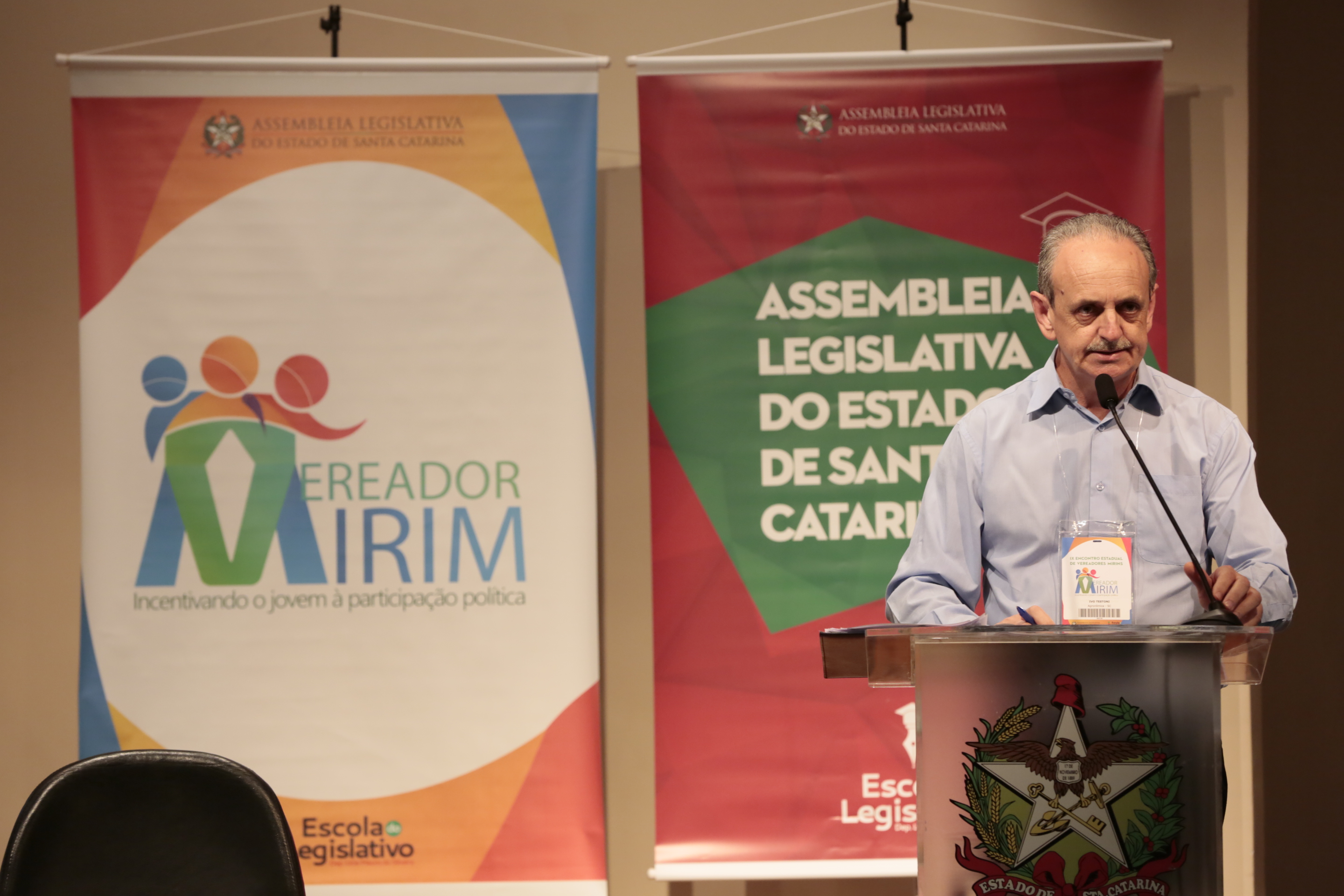 ABERTURA do IX Encontro Estadual de Vereadores Mirins.