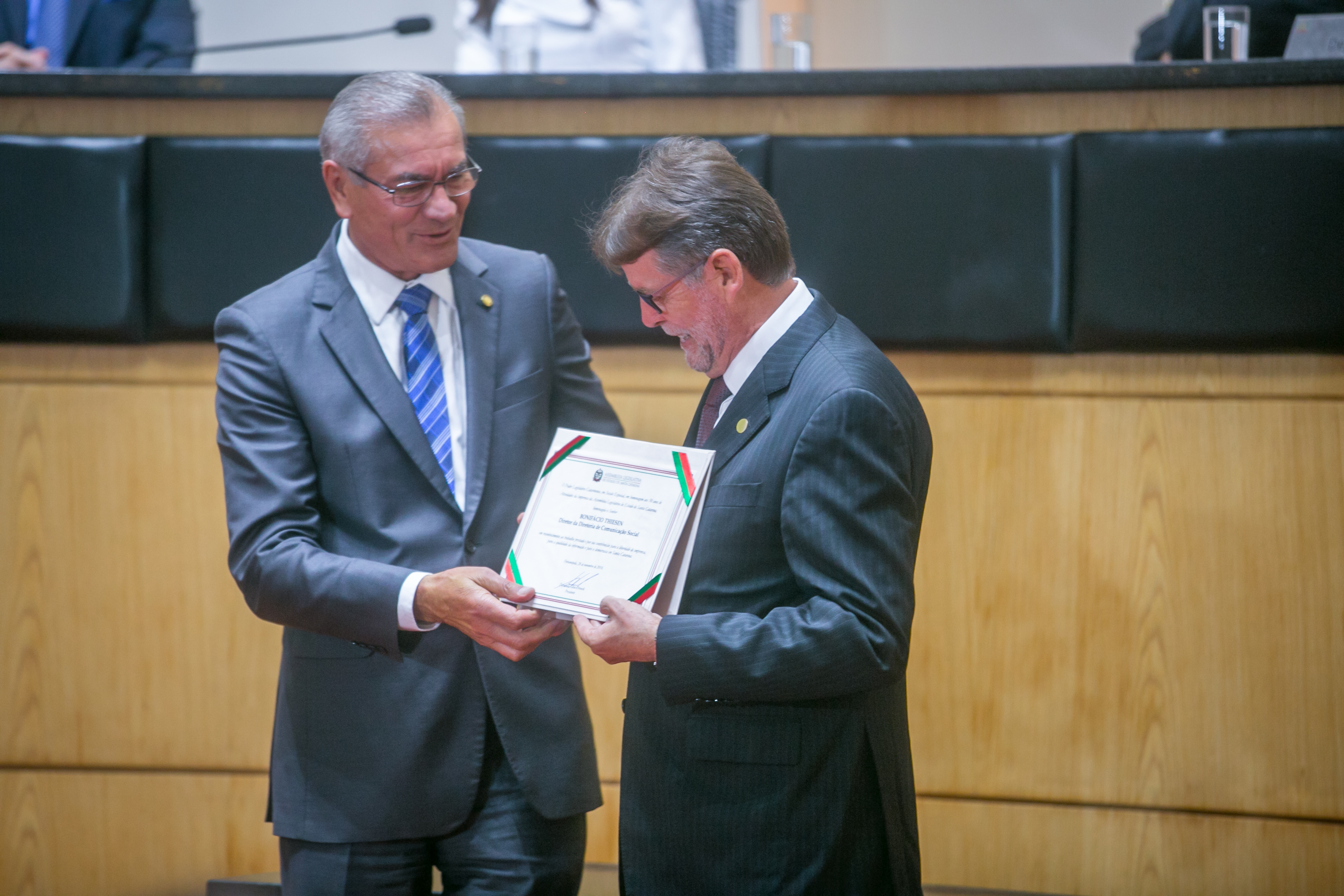 Sessão em Homenagem aos 50 Anos da Imprensa da ALESC