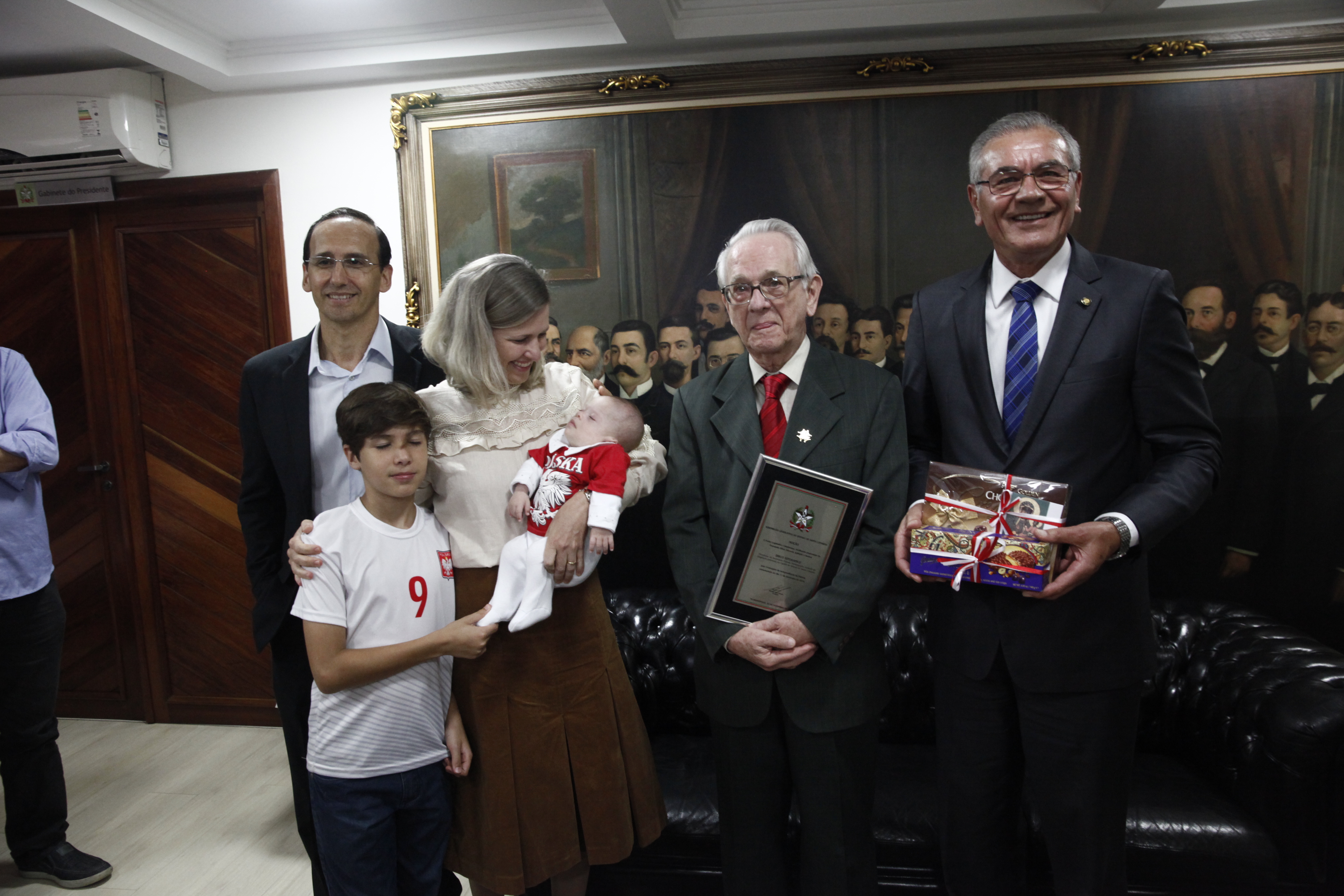 Alesc Homenageia Sociedade Polonesa de Florianópolis.