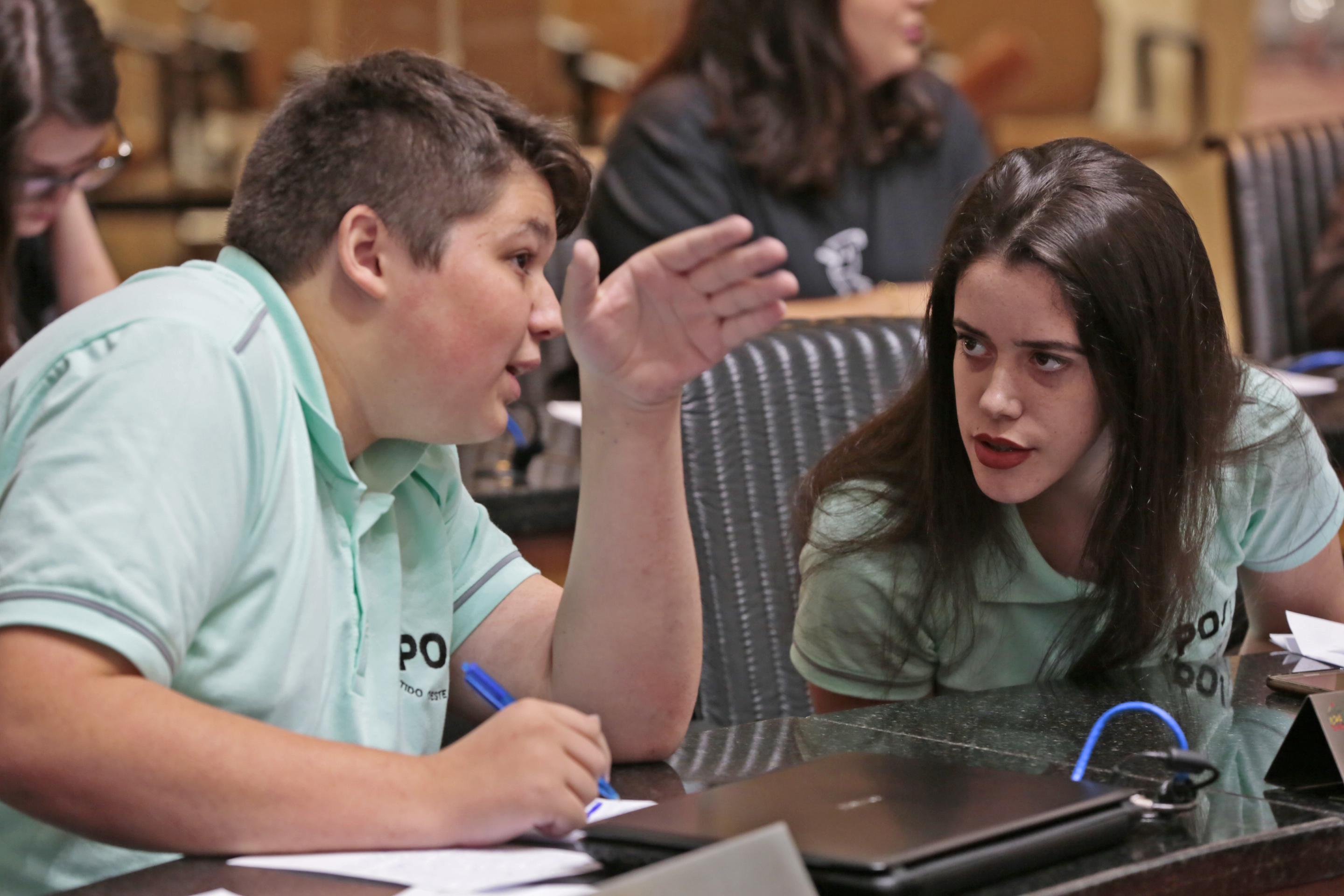 Sessão Ordinária do Parlamento Jovem.