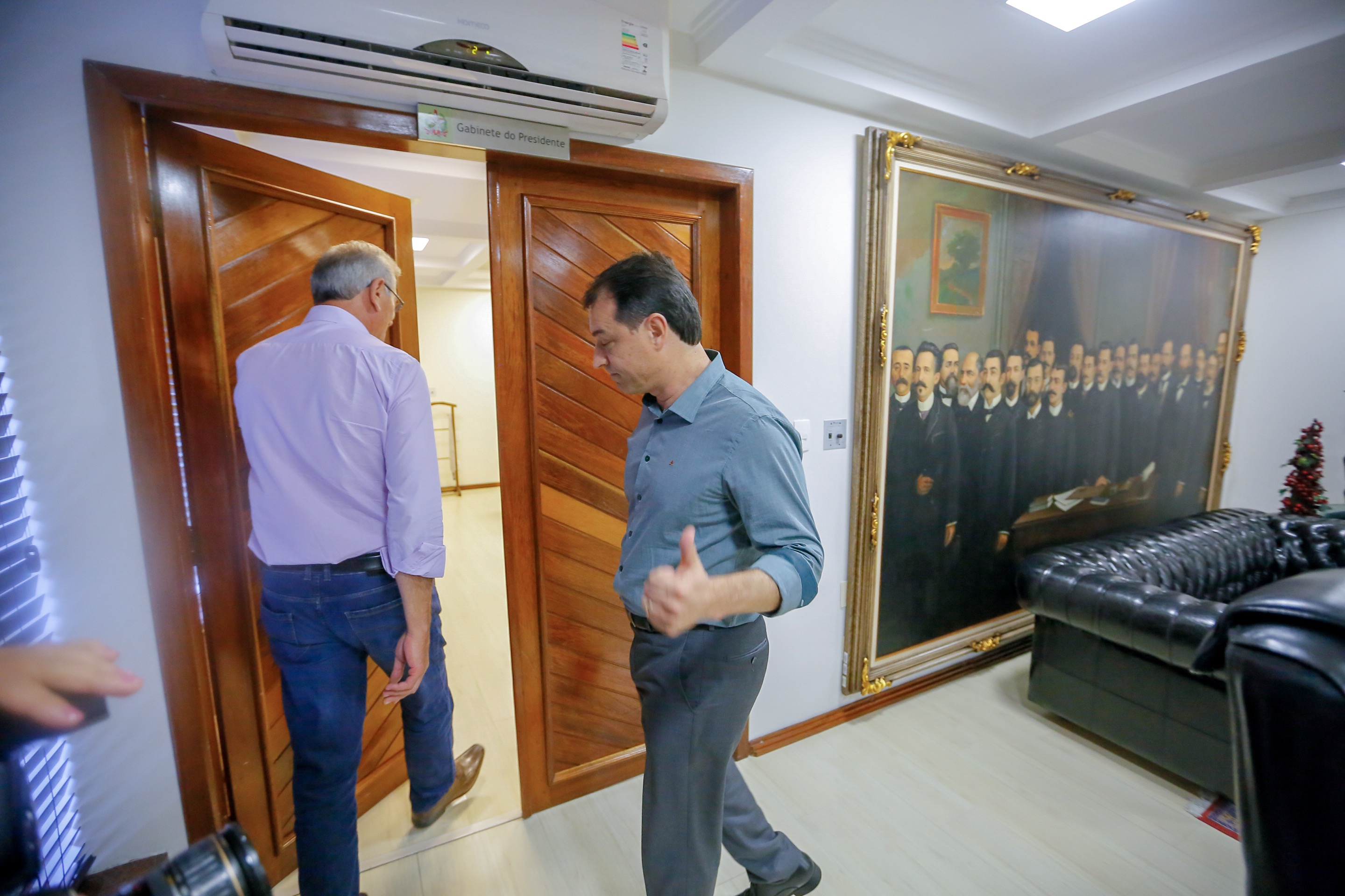 Visita do Governador Eleito, Carlos Moises