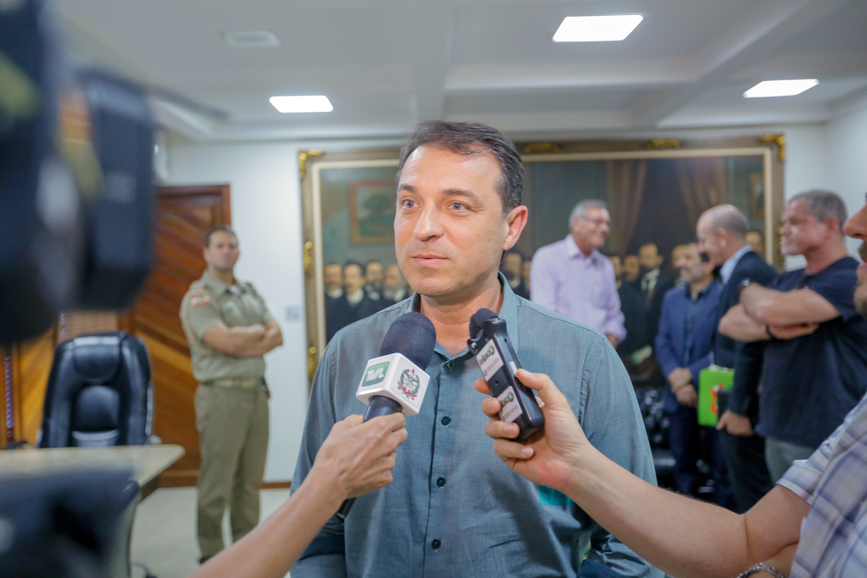 Visita do Governador Eleito, Carlos Moises