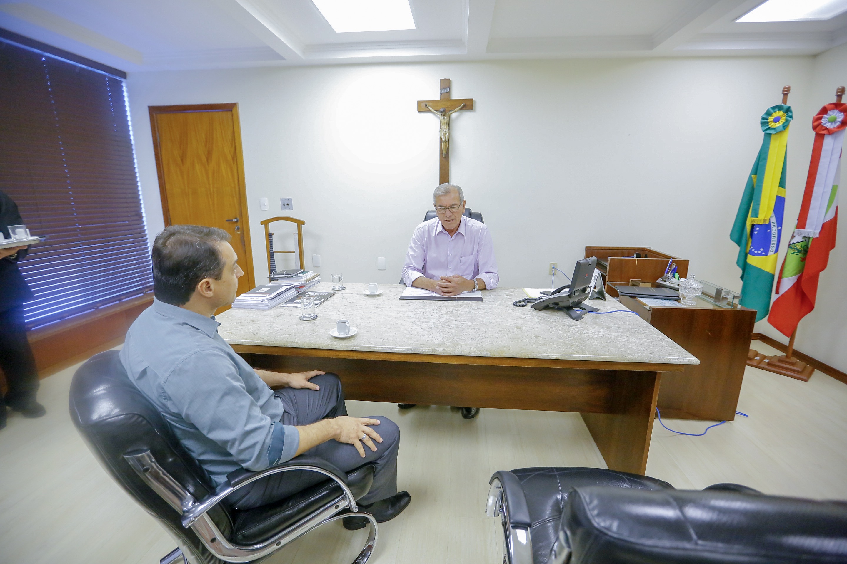 Visita do Governador Eleito, Carlos Moises