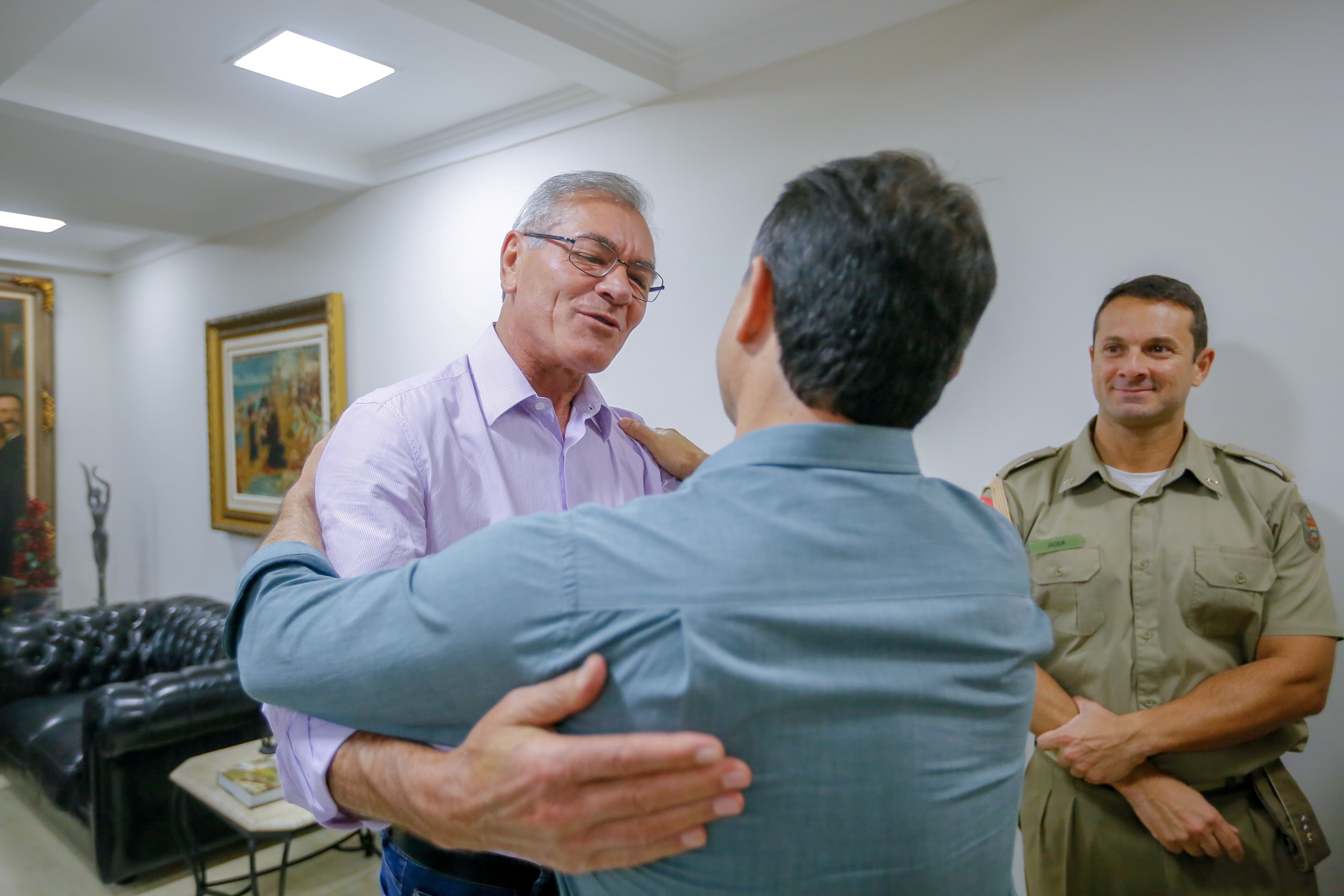 Visita do Governador Eleito, Carlos Moises