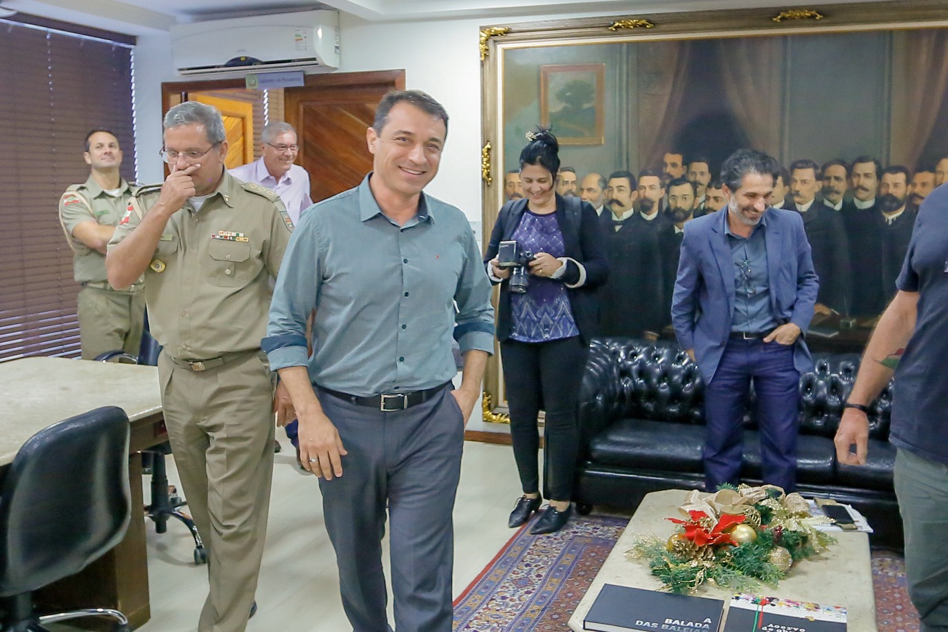 Visita do Governador Eleito, Carlos Moises