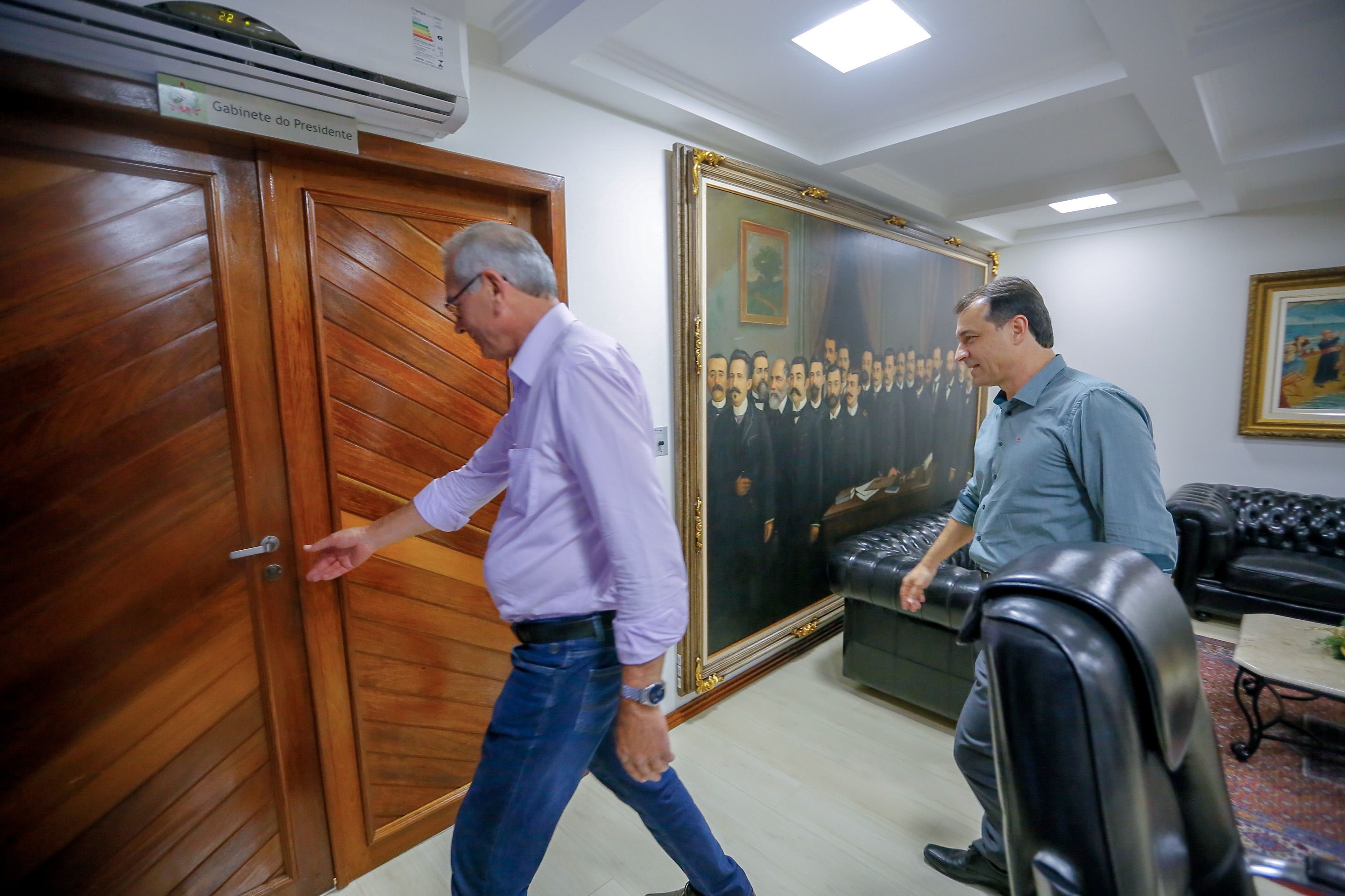 Visita do Governador Eleito, Carlos Moises