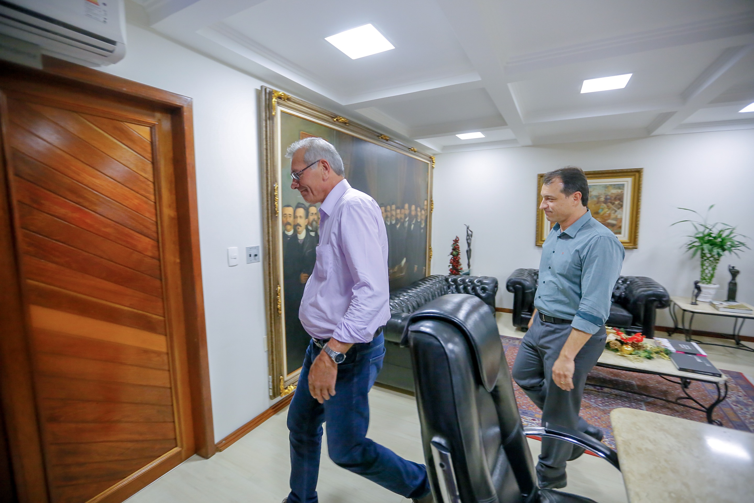 Visita do Governador Eleito, Carlos Moises