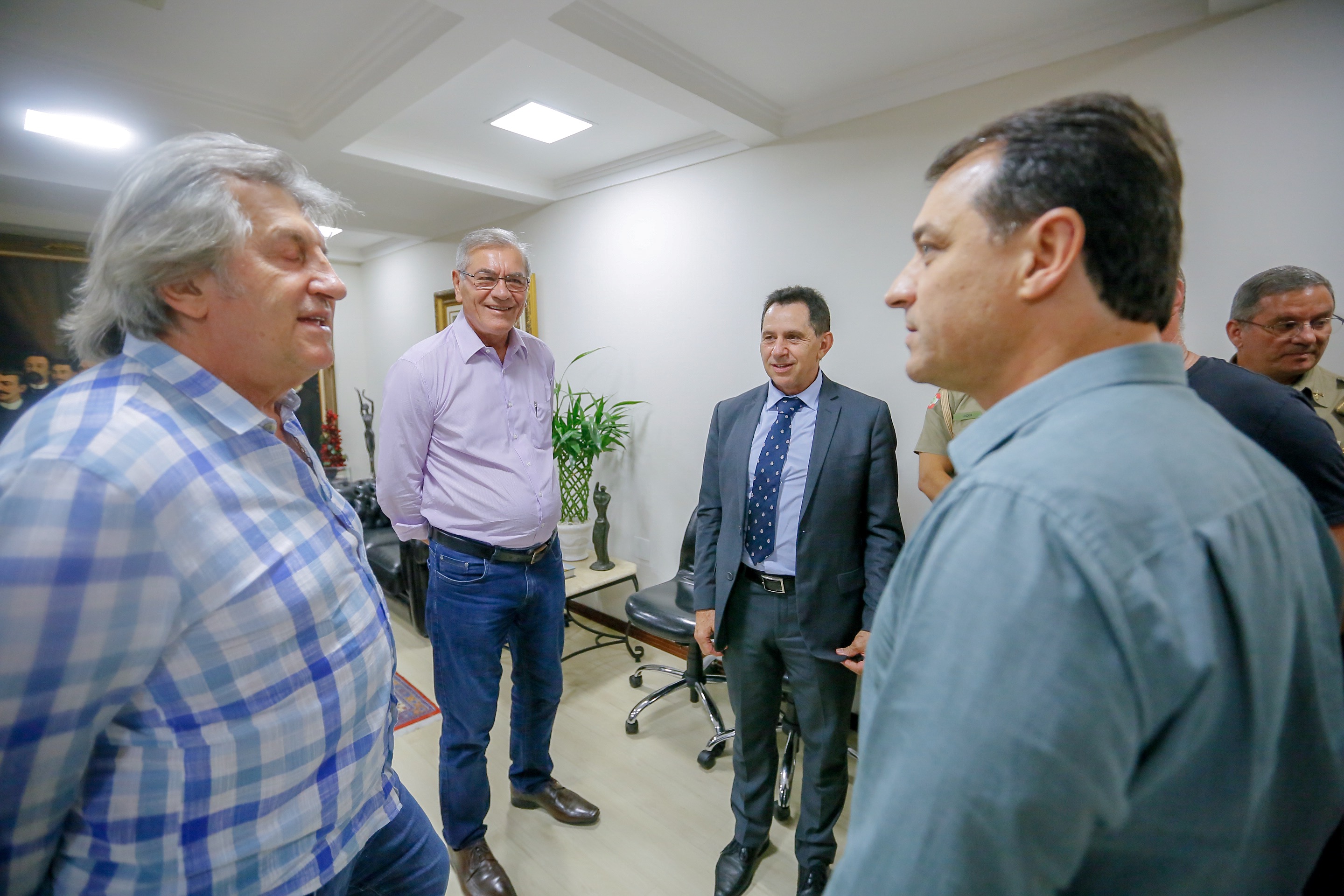 Visita do Governador Eleito, Carlos Moises