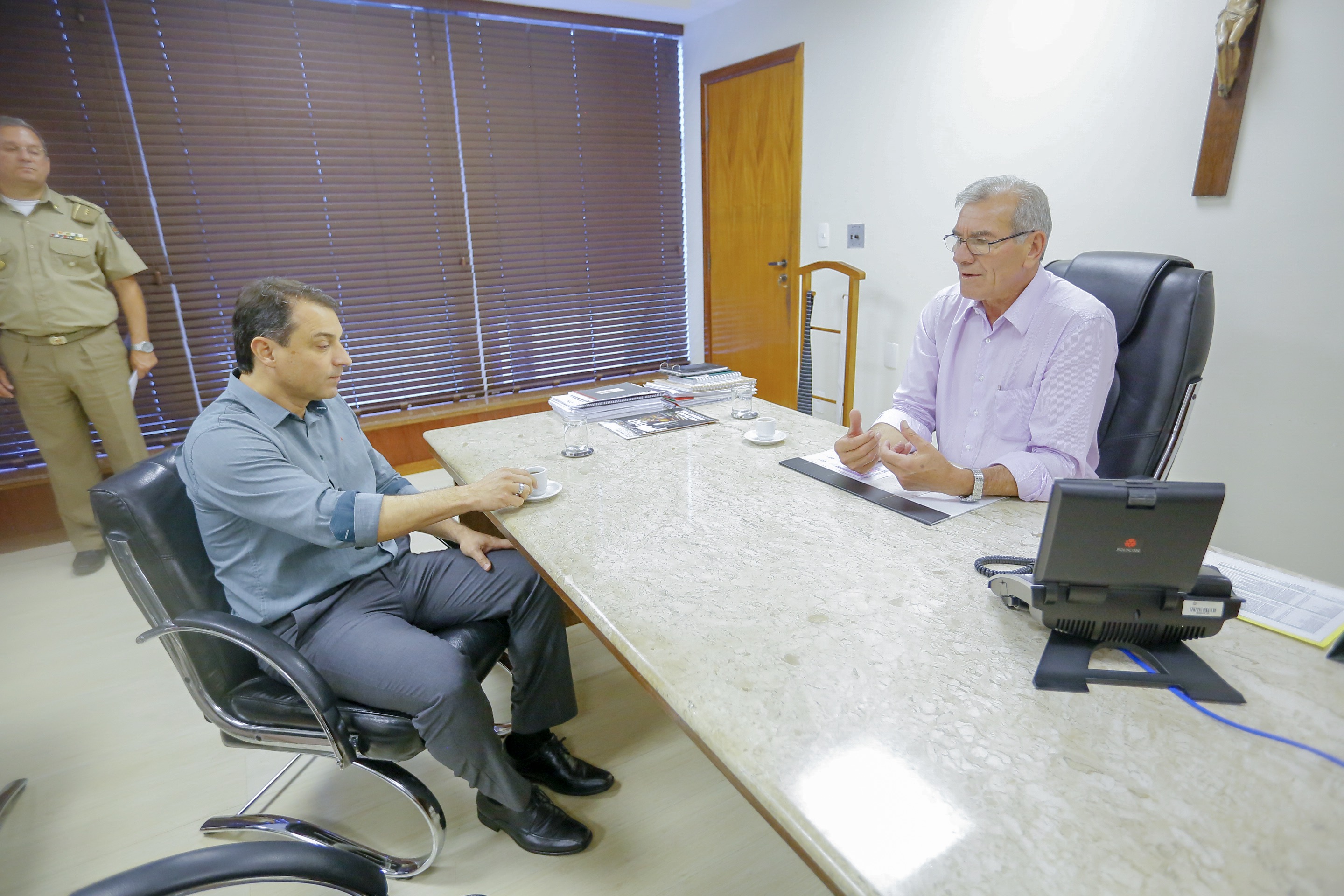 Visita do Governador Eleito, Carlos Moises