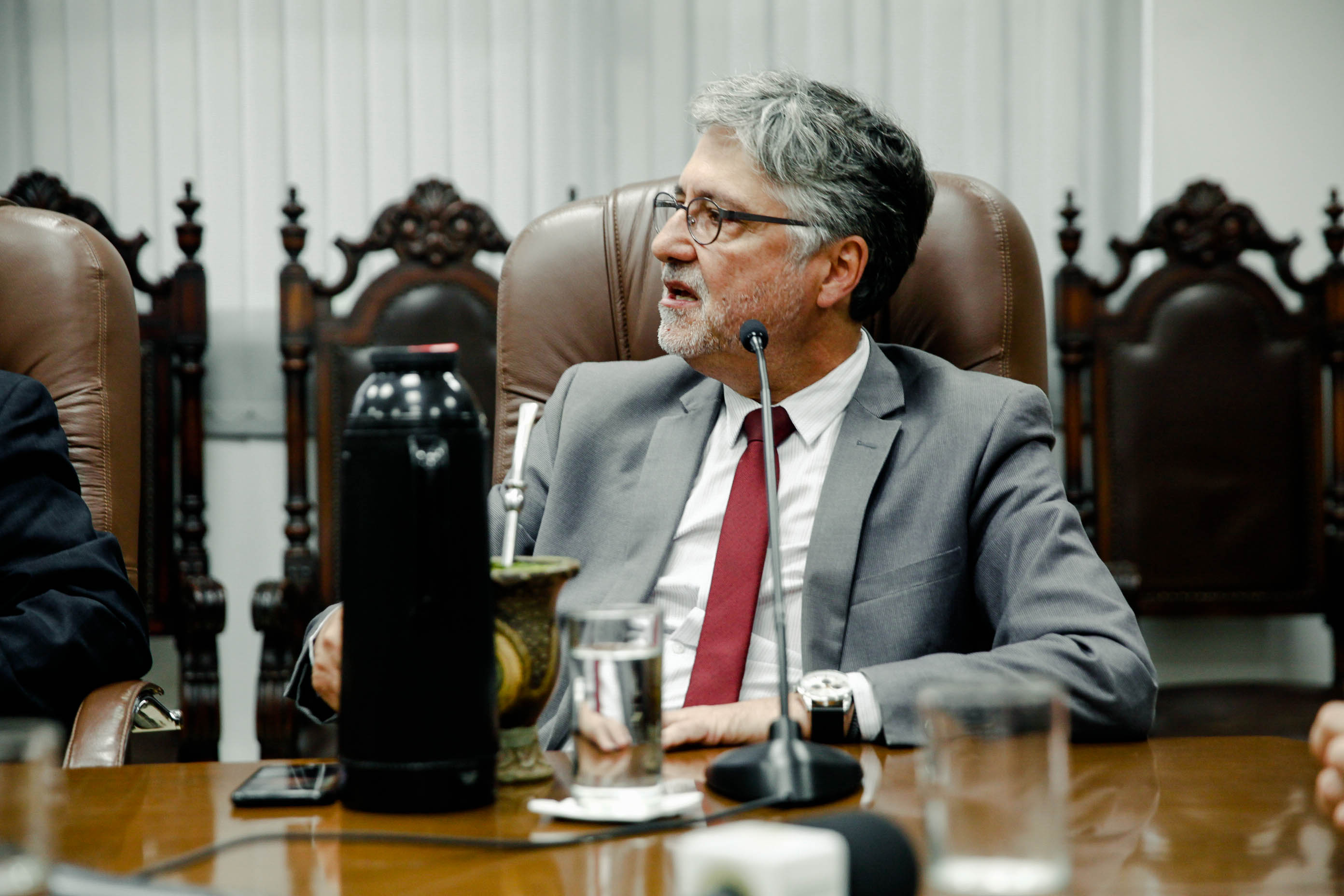 Coletiva com o presidente do TJ - Dia de prestação de contas do Judiciário Catarinense
