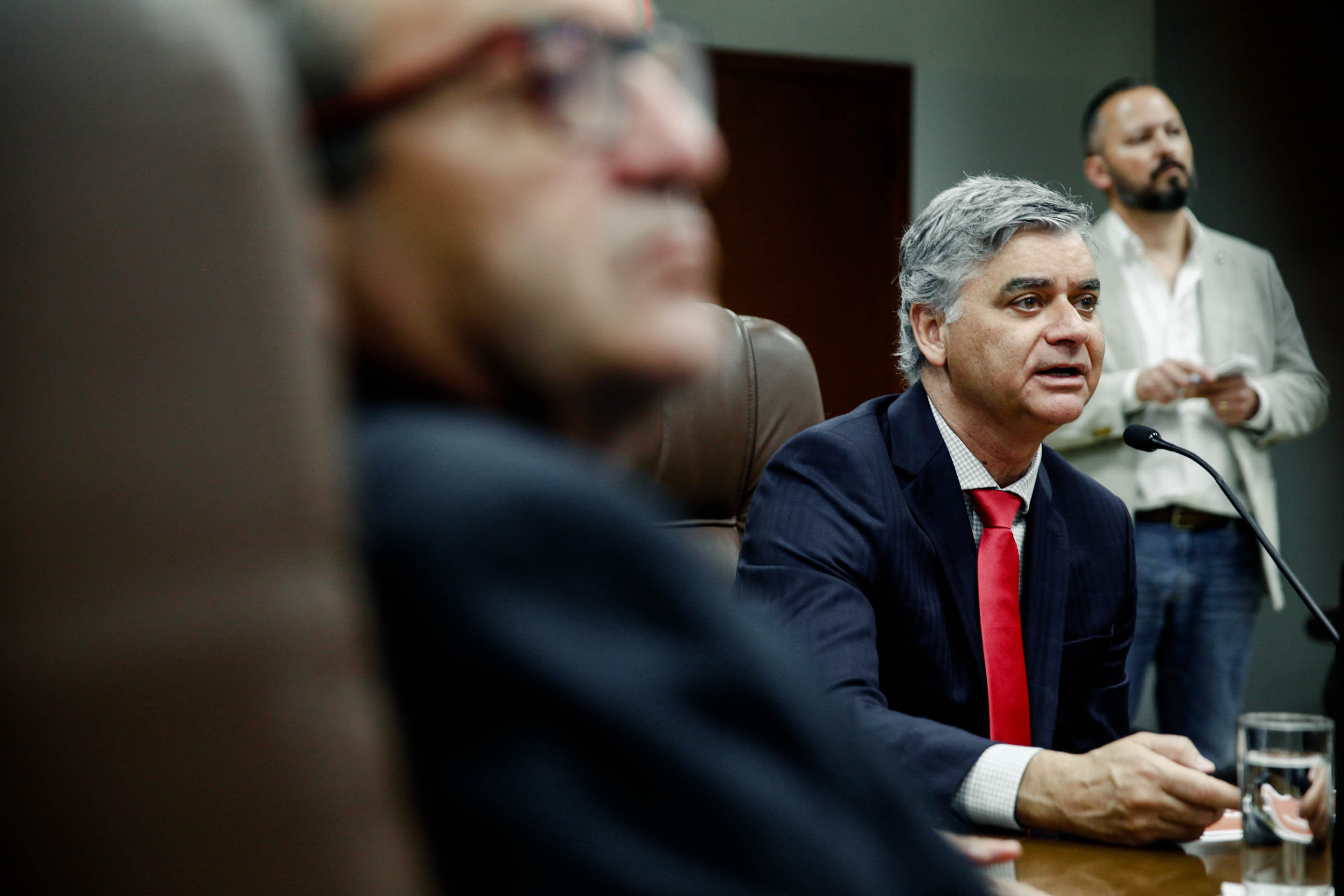 Coletiva com o presidente do TJ - Dia de prestação de contas do Judiciário Catarinense