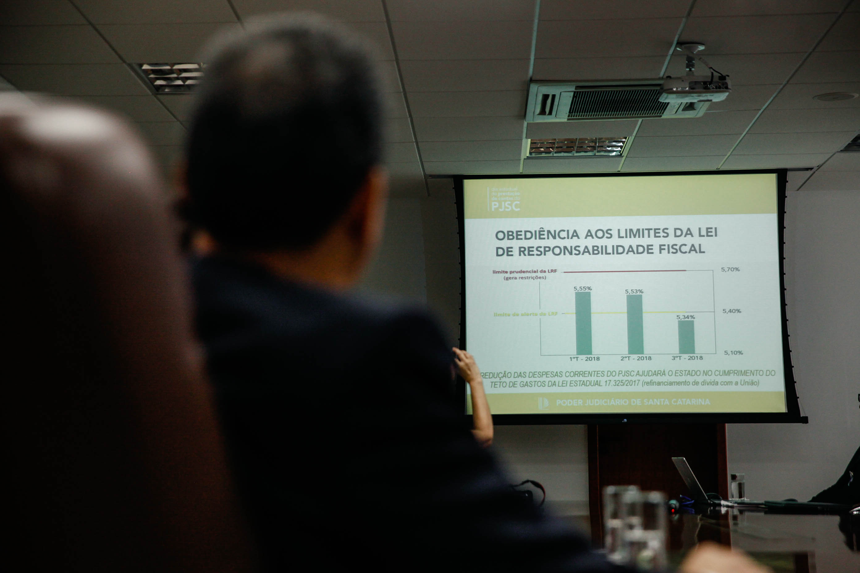 Coletiva com o presidente do TJ - Dia de prestação de contas do Judiciário Catarinense