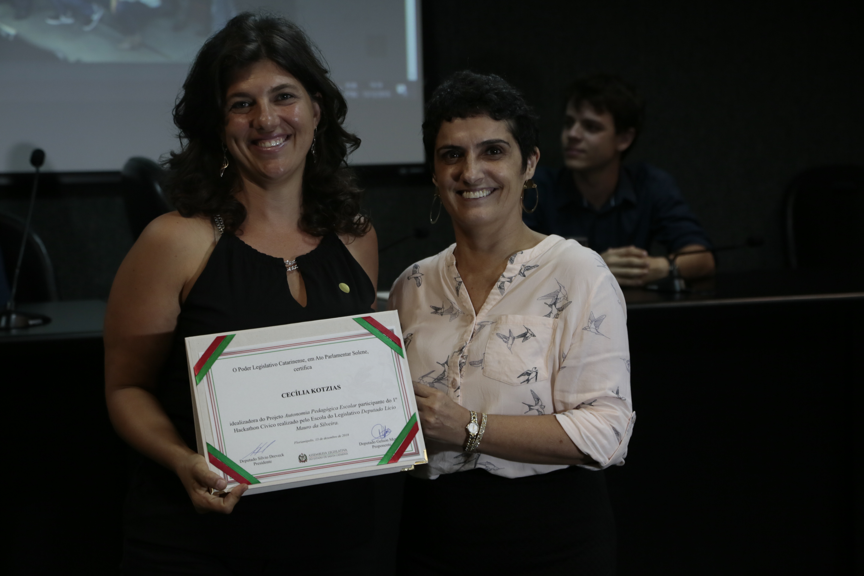 Ato Parlamentar Solene - Primeiro Hackathon Cívico.