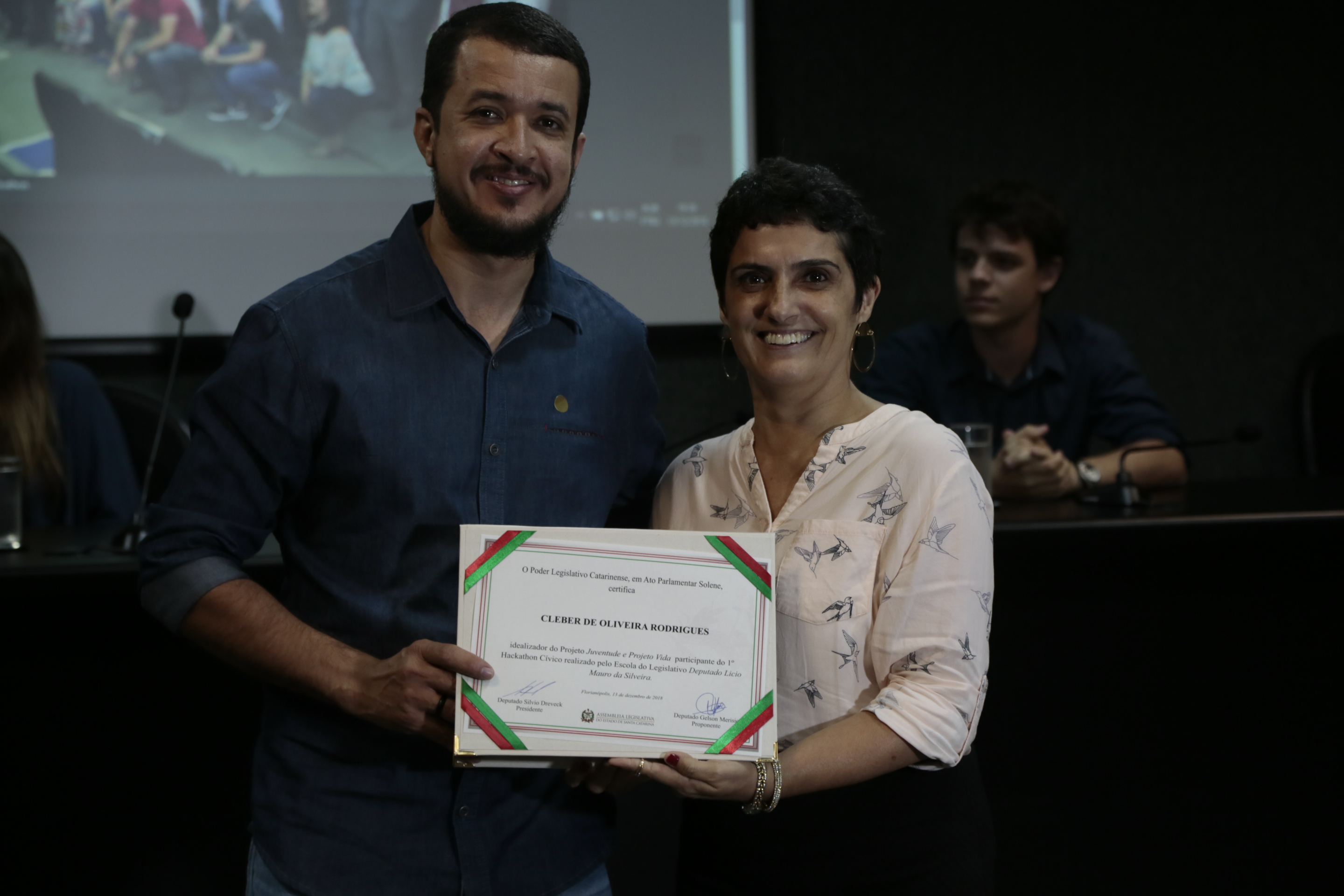 Ato Parlamentar Solene - Primeiro Hackathon Cívico.