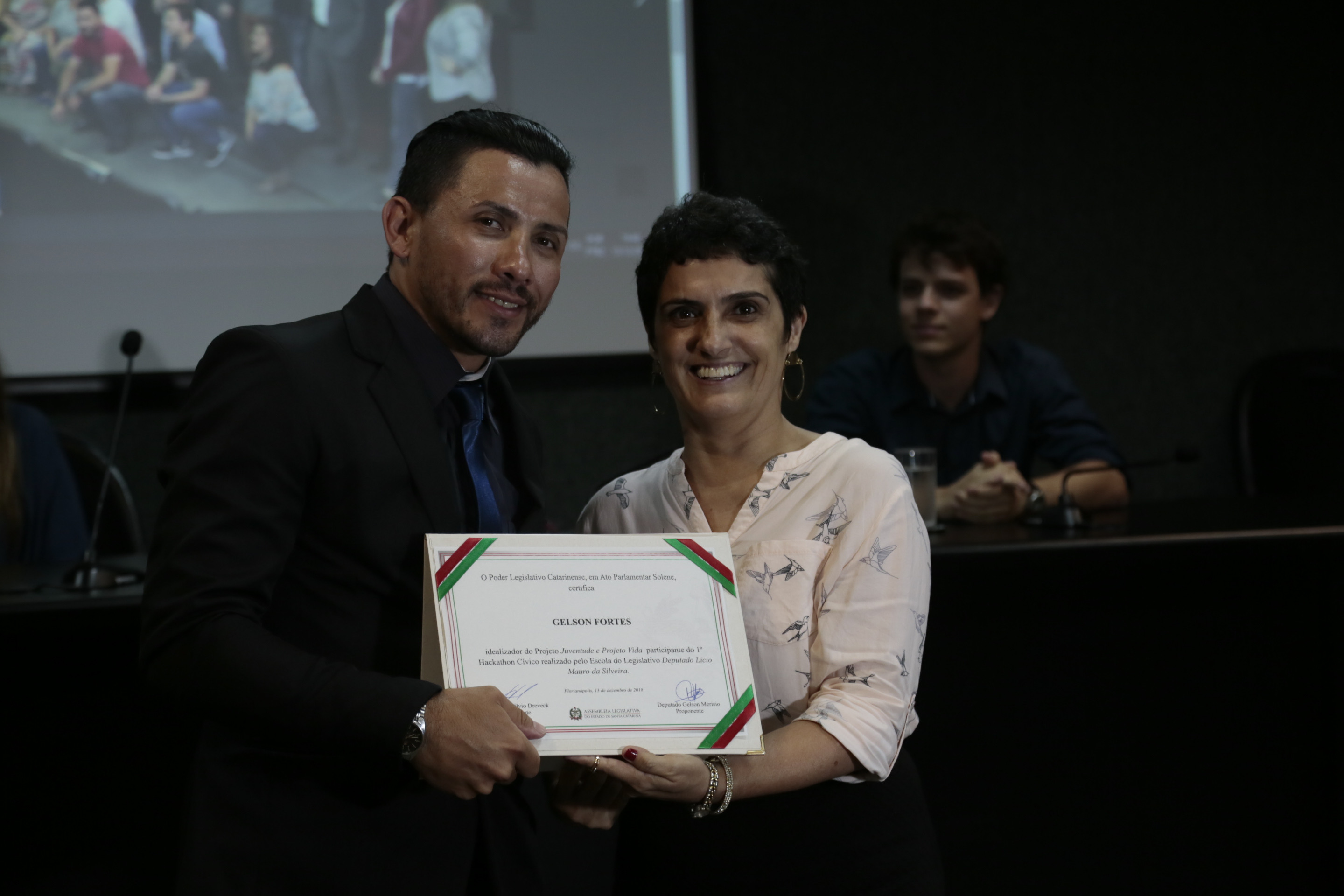Ato Parlamentar Solene - Primeiro Hackathon Cívico.