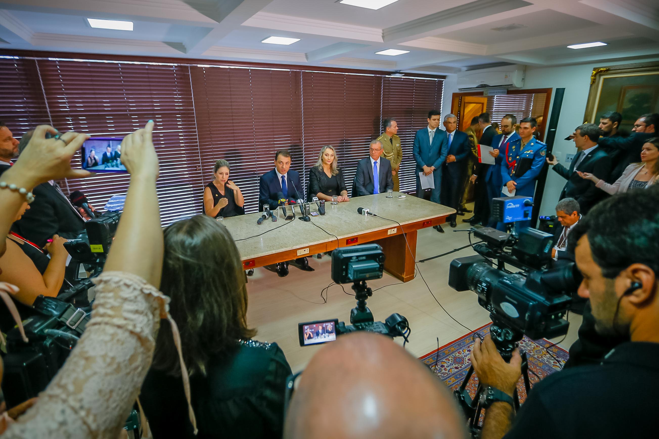 Coletiva de Posse do Governador