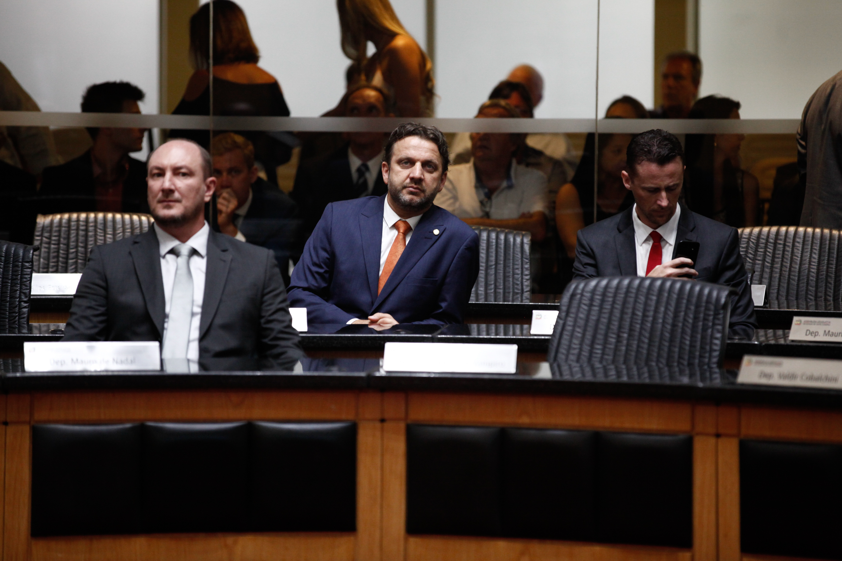 Posse dos Deputados Estaduais - Bastidores.