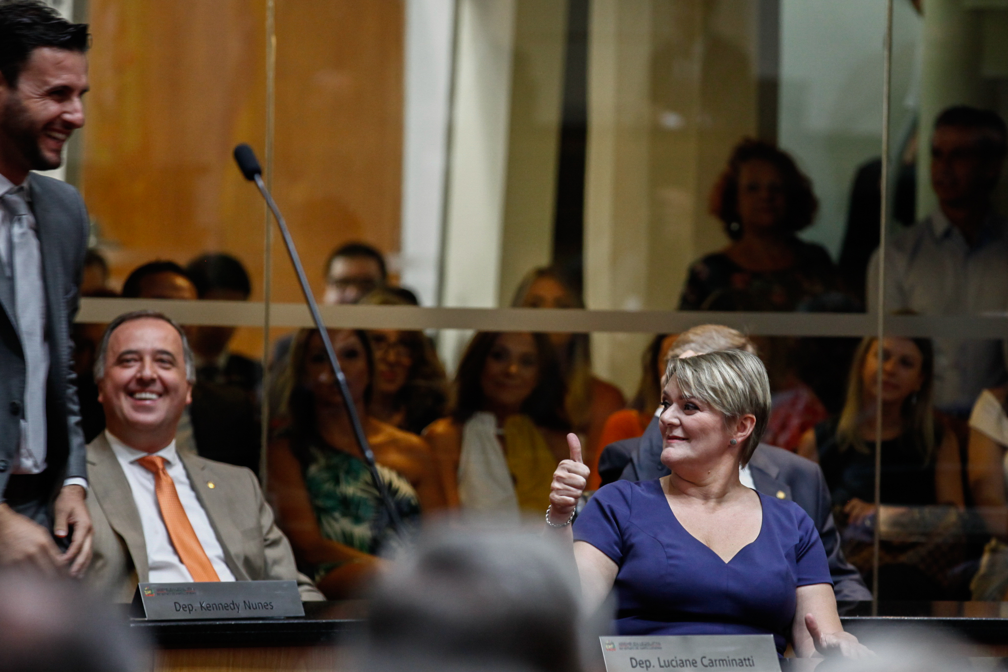 Posse dos Deputados Estaduais - Bastidores.
