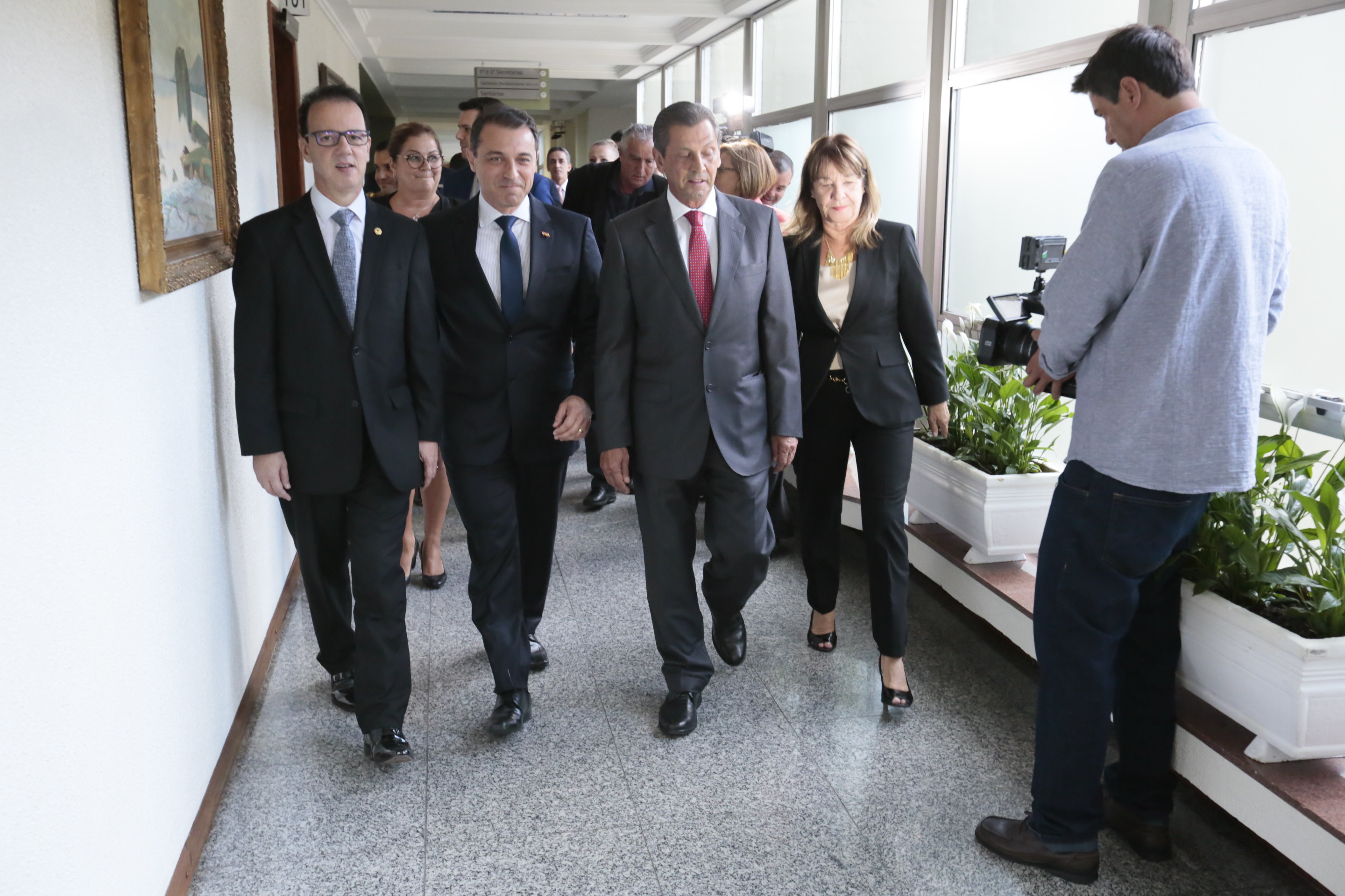 BASTIDORES - Leitura da Mensagem do Governador aos Deputados Estaduais de SC.