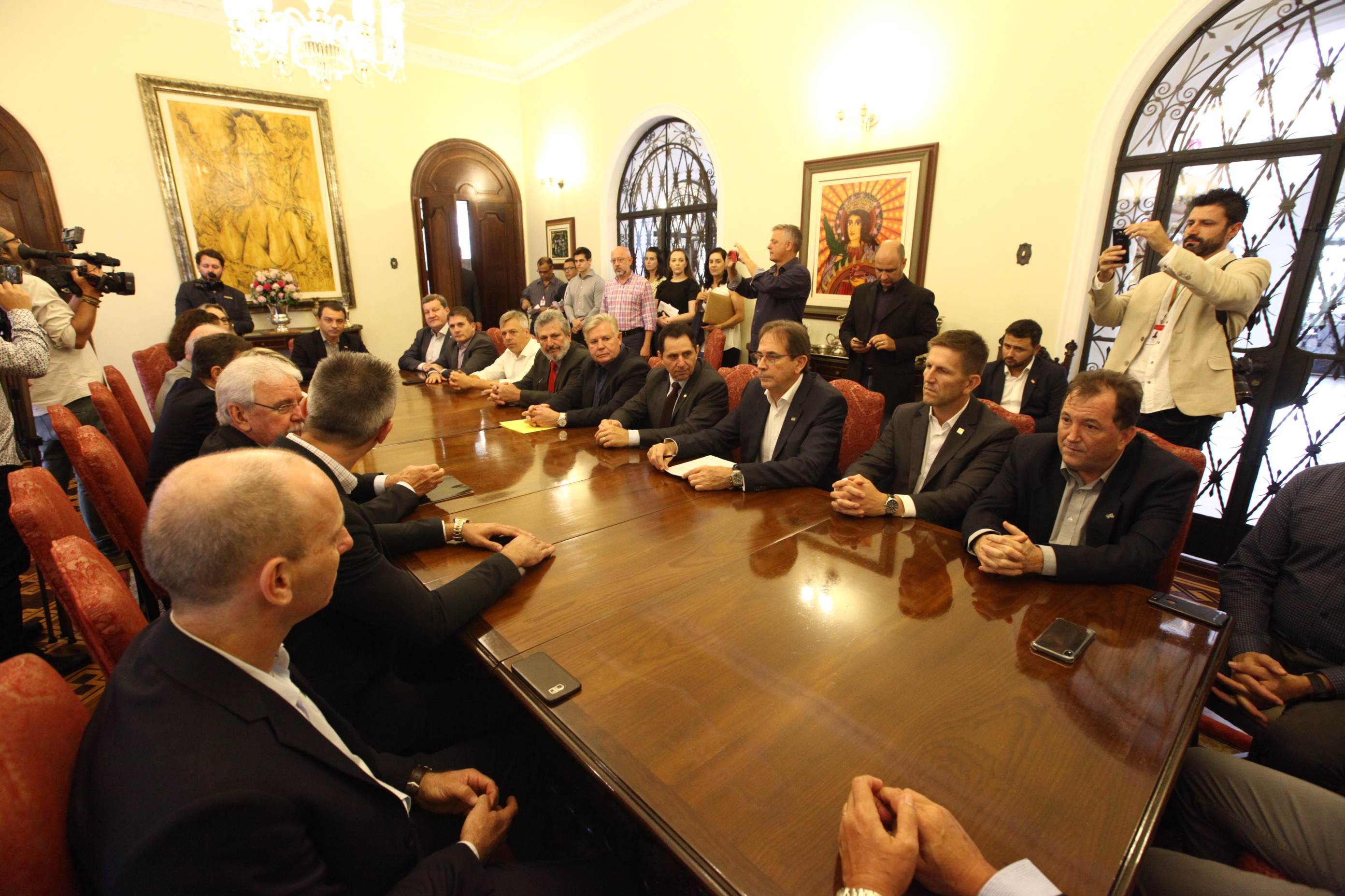 Reunião da Bancada do Oeste Com Governador