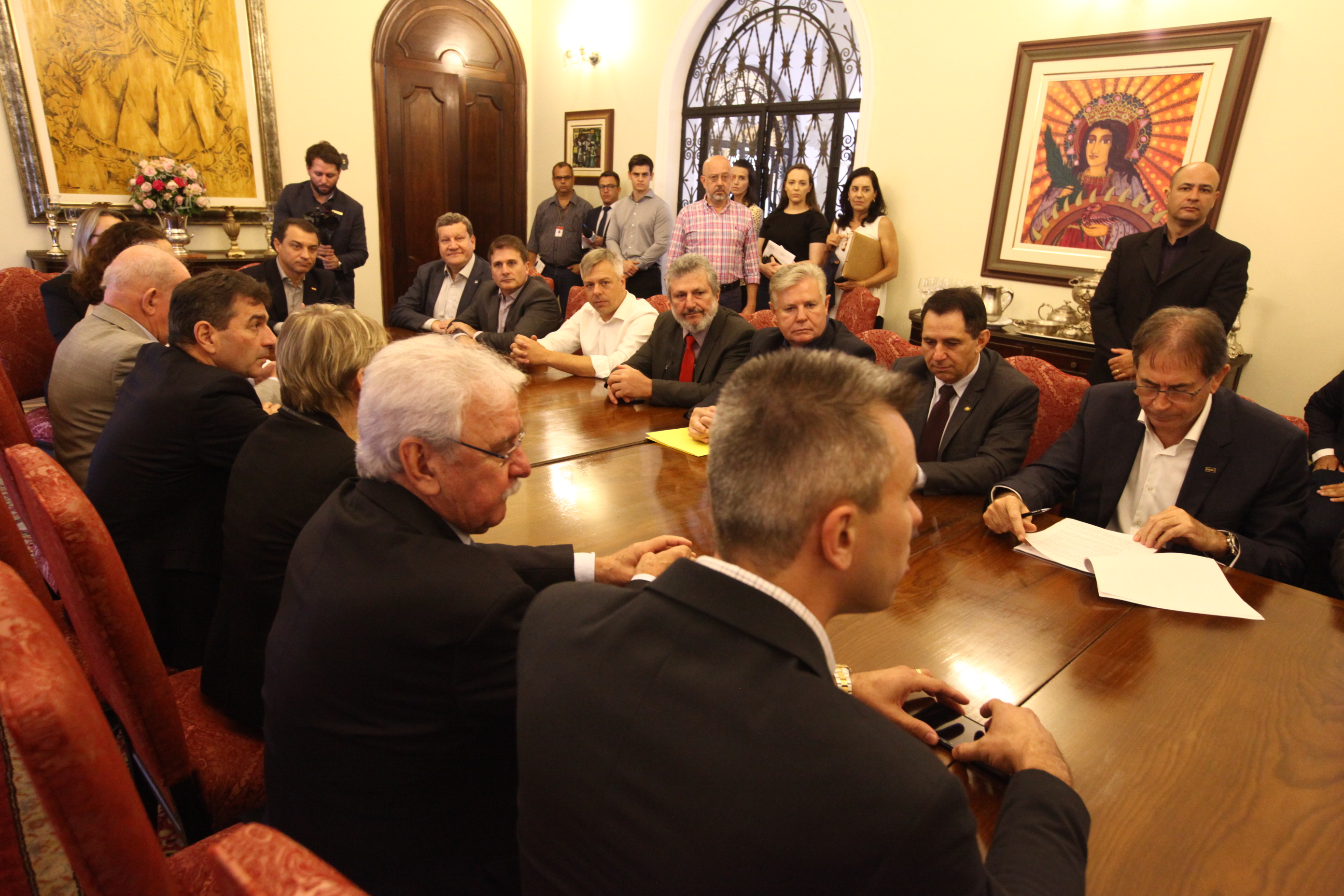 Reunião da Bancada do Oeste Com Governador