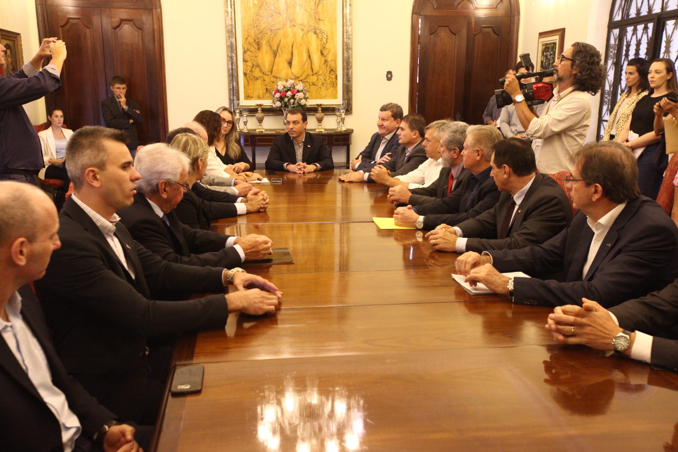 Reunião da Bancada do Oeste Com Governador