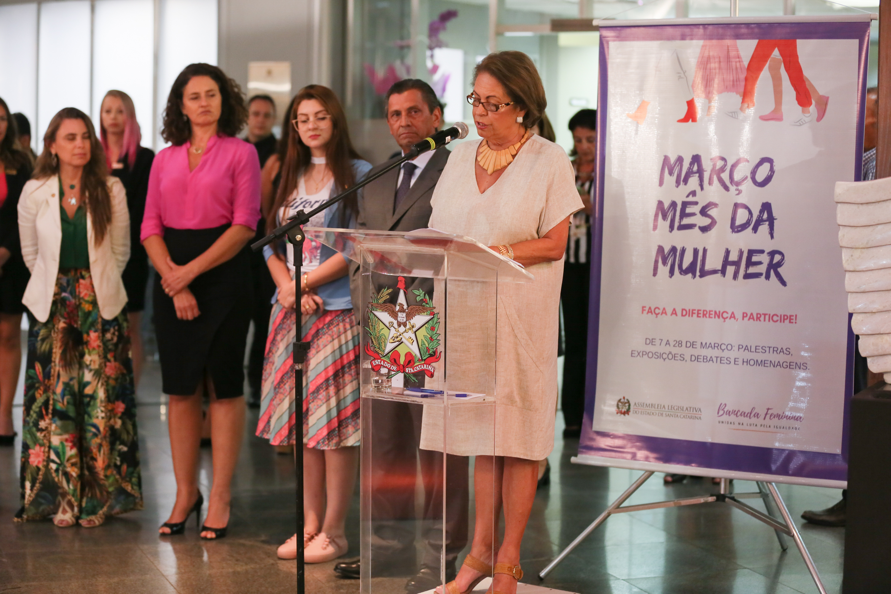 Abertura das Comemorações do Dia Internacional da Mulher.