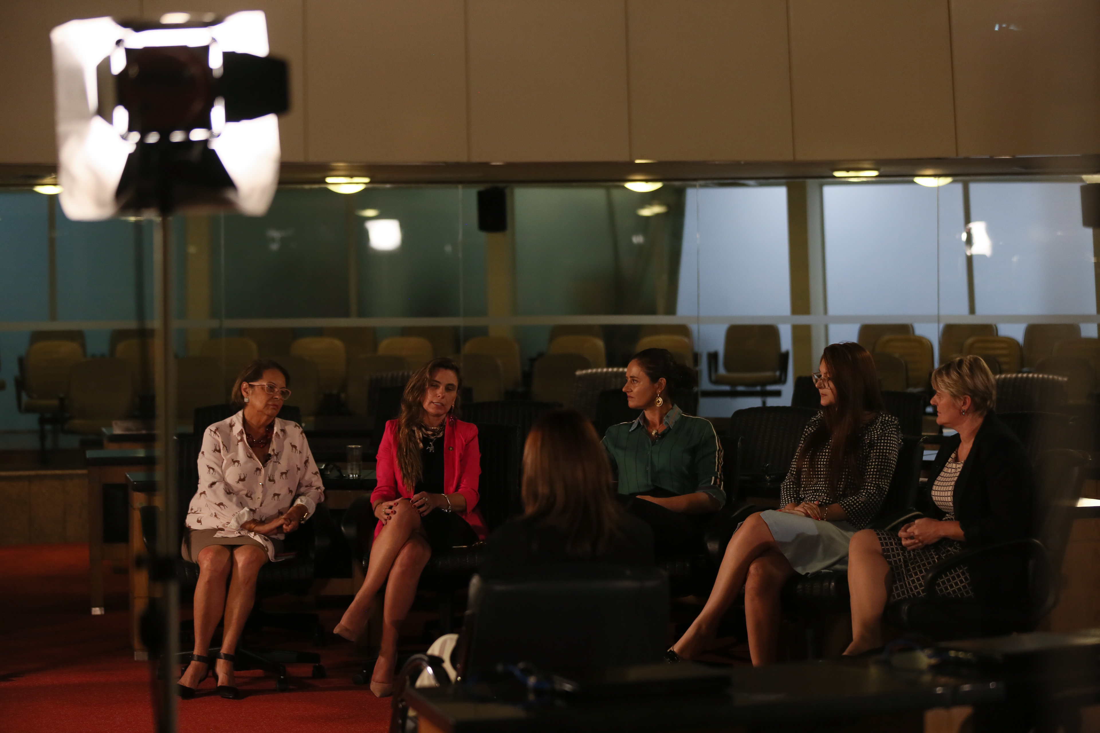 BASTIDORES -  Gravação da TVAL para o Dia da Mulher.