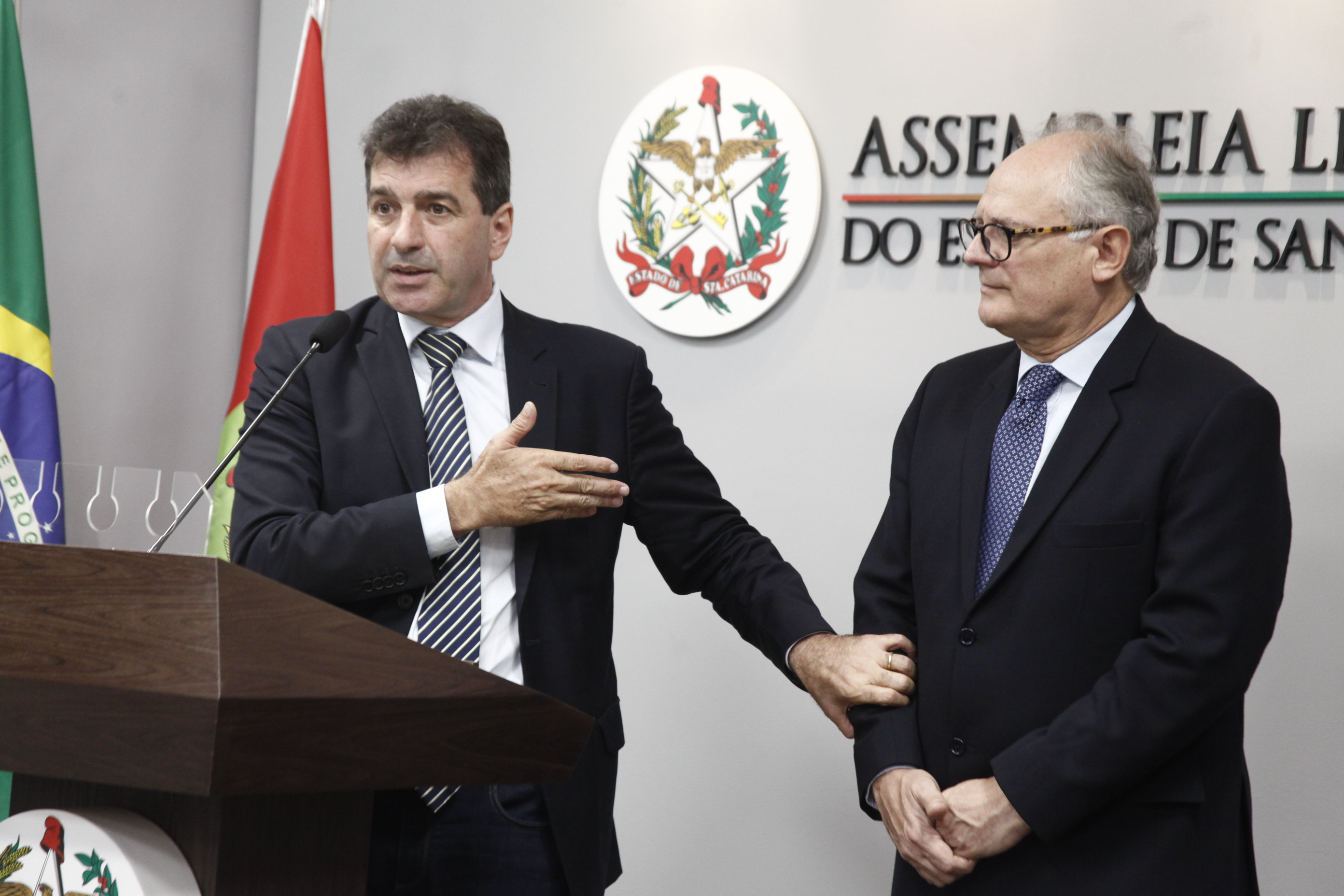 Frente Parlamentar Norte/Nordeste é lançada na Sala da Imprensa da Alesc.