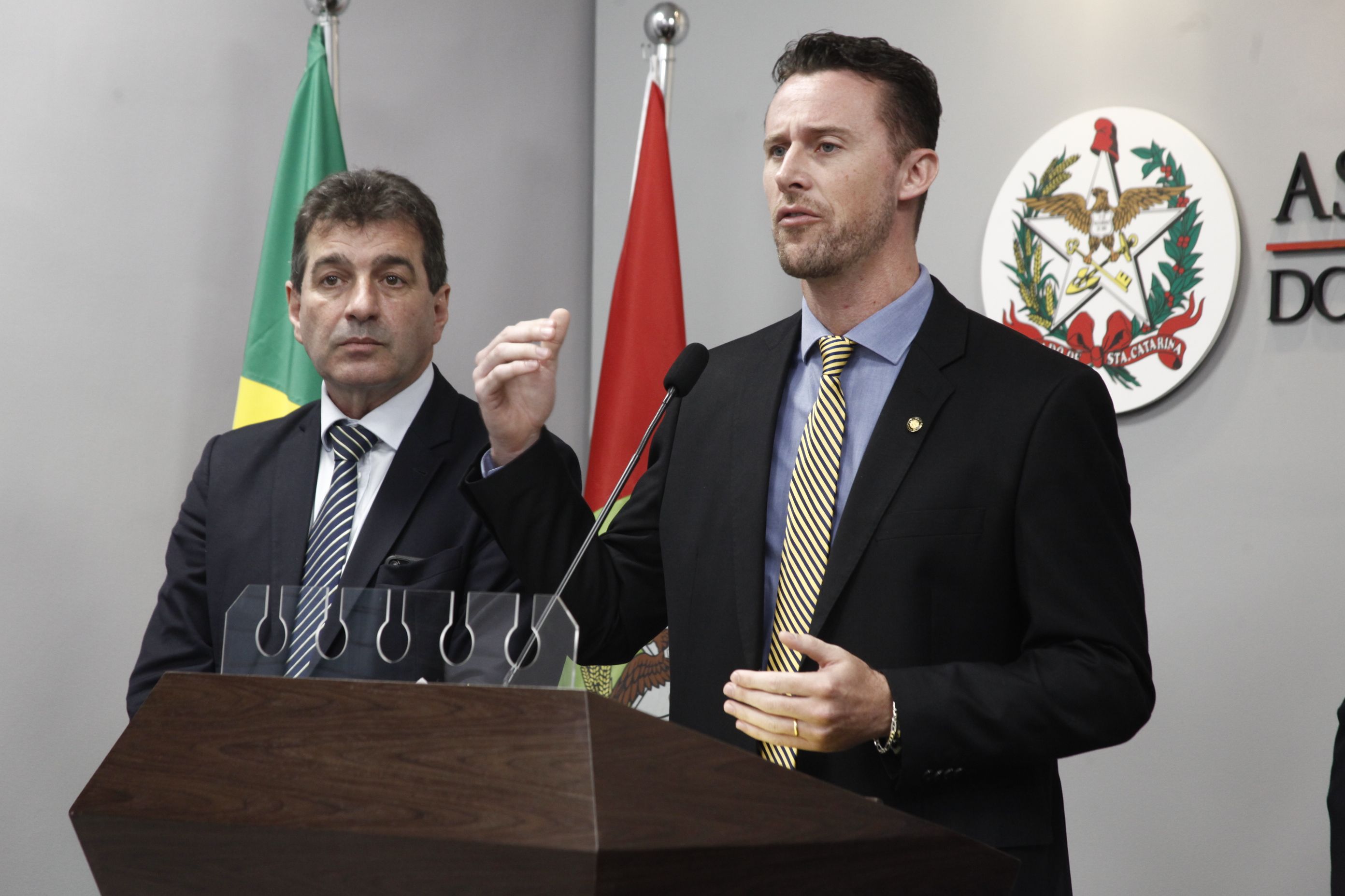 Frente Parlamentar Norte/Nordeste é lançada na Sala da Imprensa da Alesc.