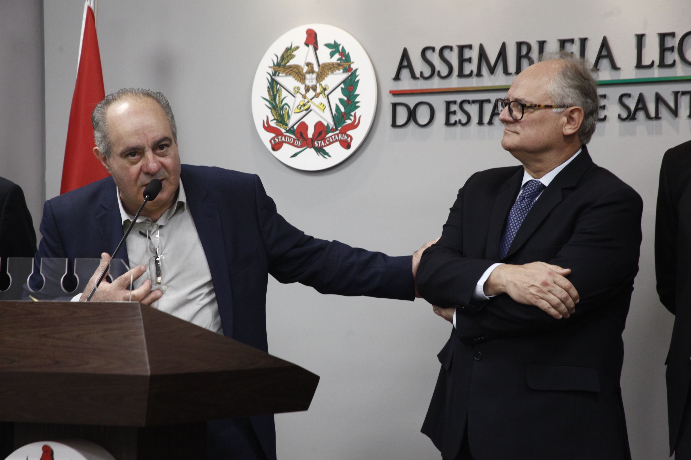 Frente Parlamentar Norte/Nordeste é lançada na Sala da Imprensa da Alesc.