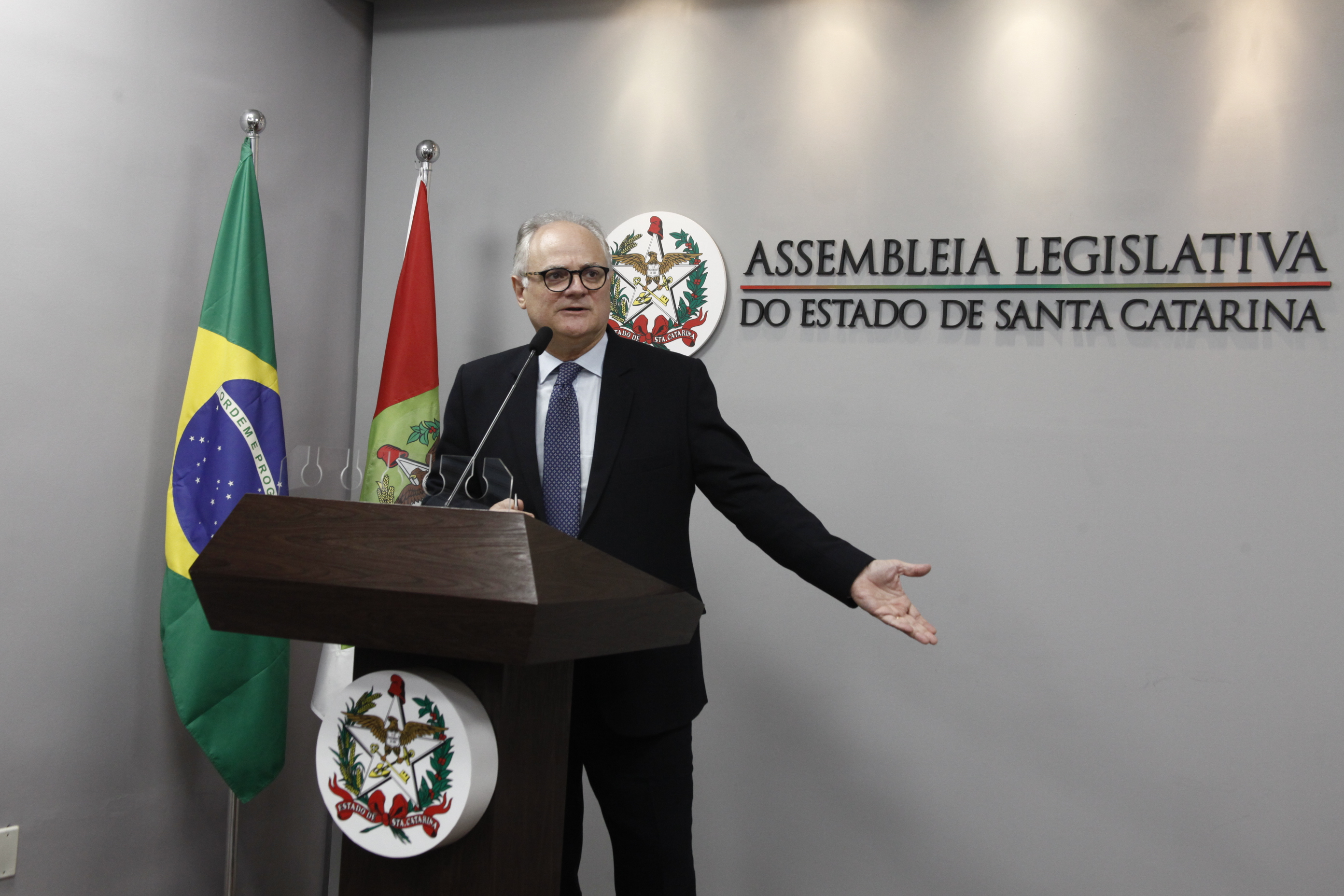 Frente Parlamentar Norte/Nordeste é lançada na Sala da Imprensa da Alesc.