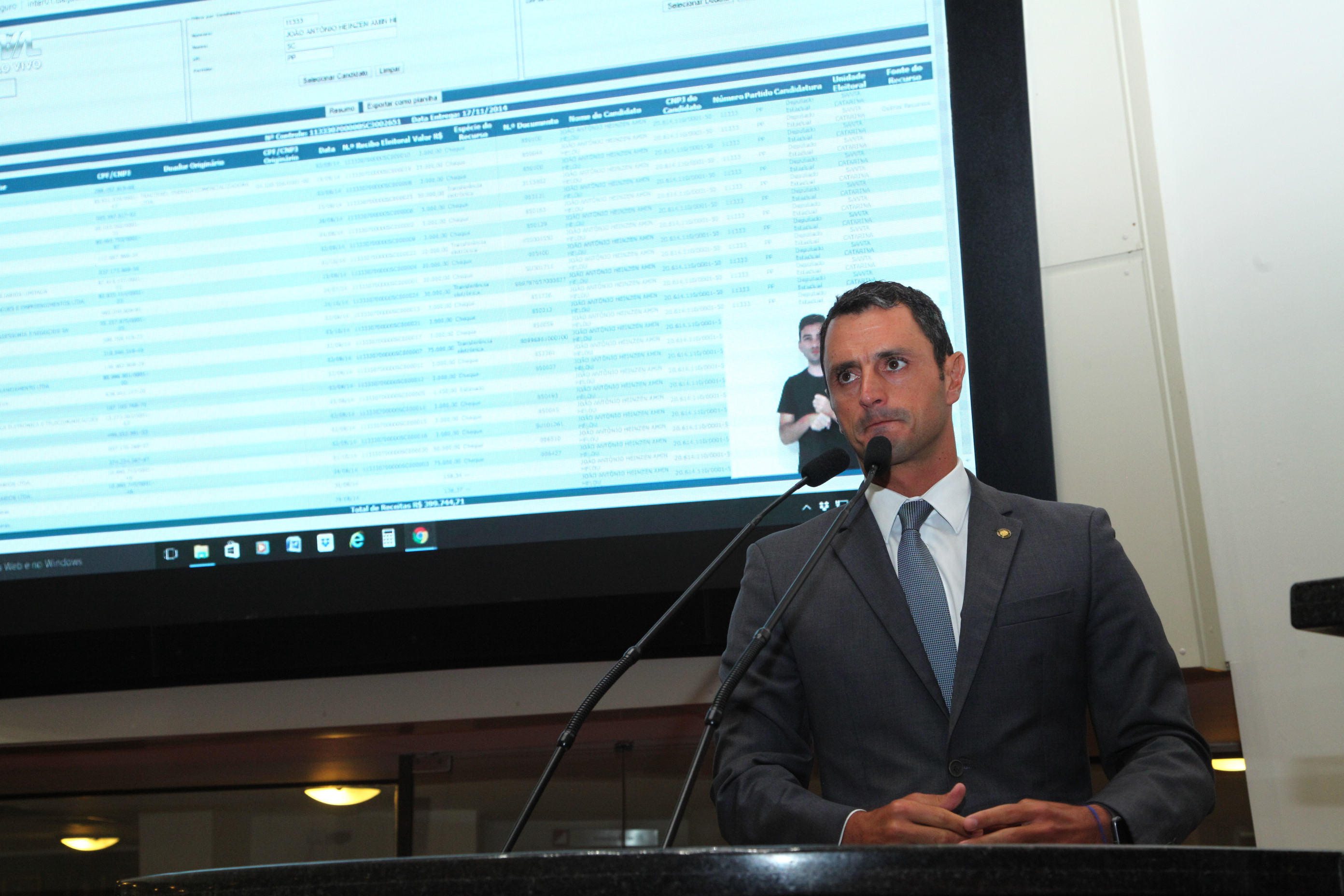 Sessão Plenária em 12/03/2019 - Deputado João Amin (PP)