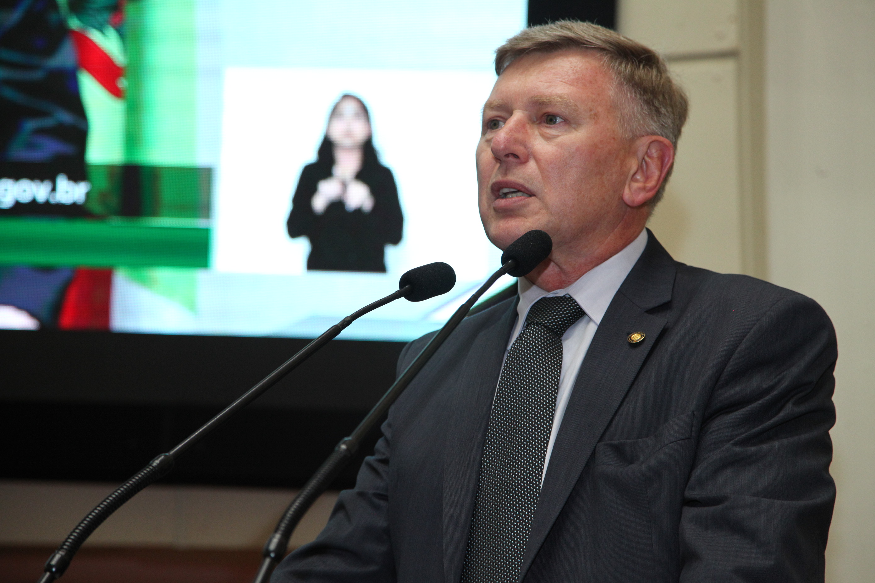 Sessão Plenária - Deputado Milton Hobus (PSD)