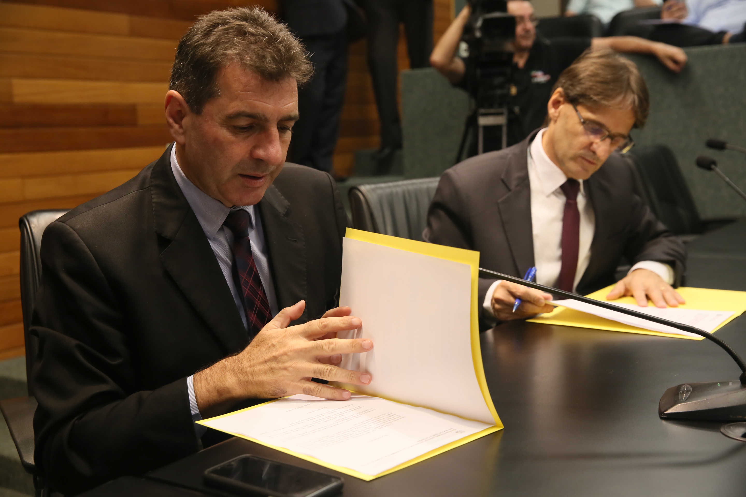 Comissão recebe o secretário de estado da Agricultura e da Pesca Ricardo de Gouvêa e a Presidente da Epagri Edilene Steinwandter para Informações das respectivas pastas.
