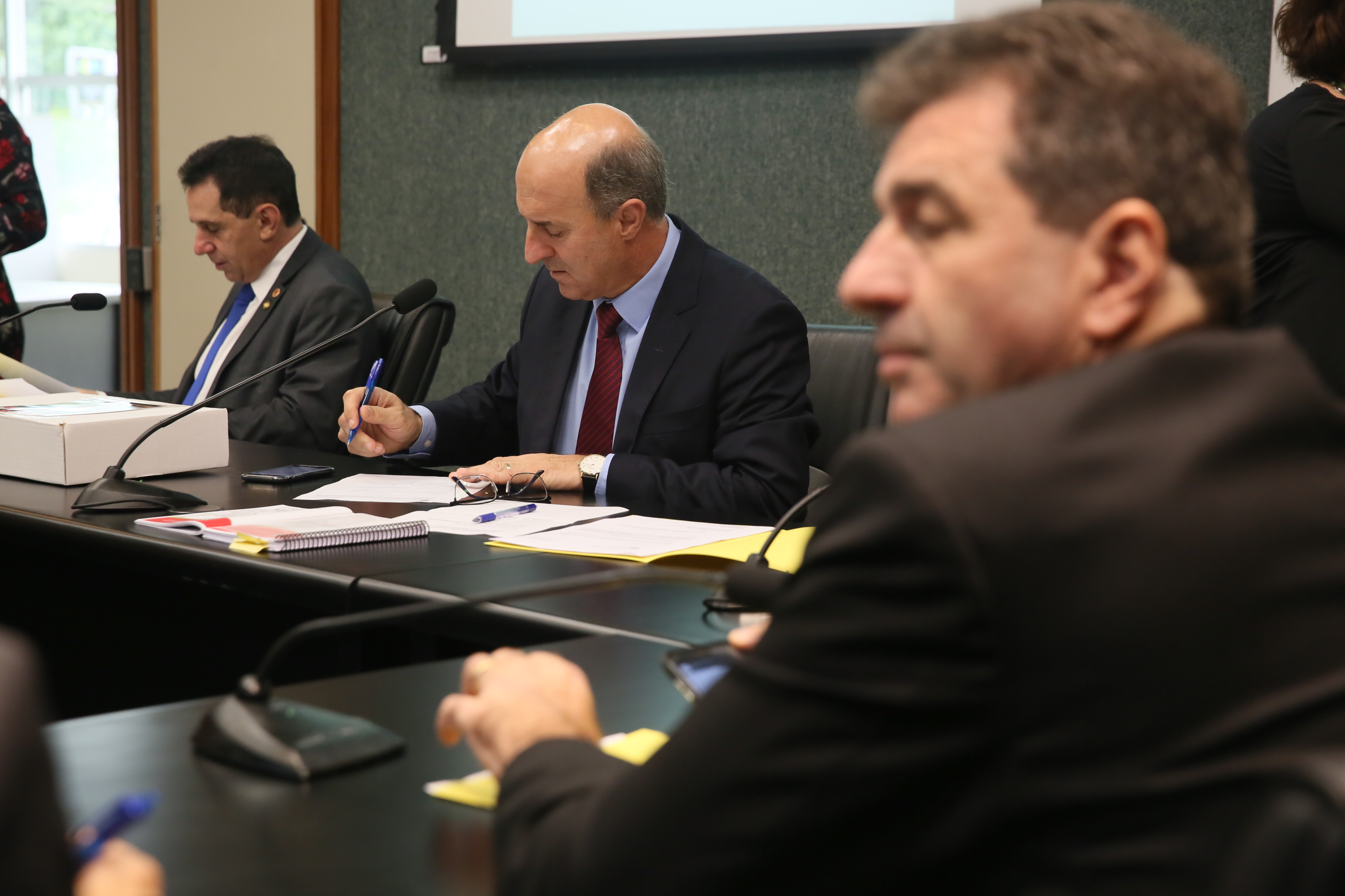Comissão recebe o secretário de estado da Agricultura e da Pesca Ricardo de Gouvêa e a Presidente da Epagri Edilene Steinwandter para Informações das respectivas pastas.